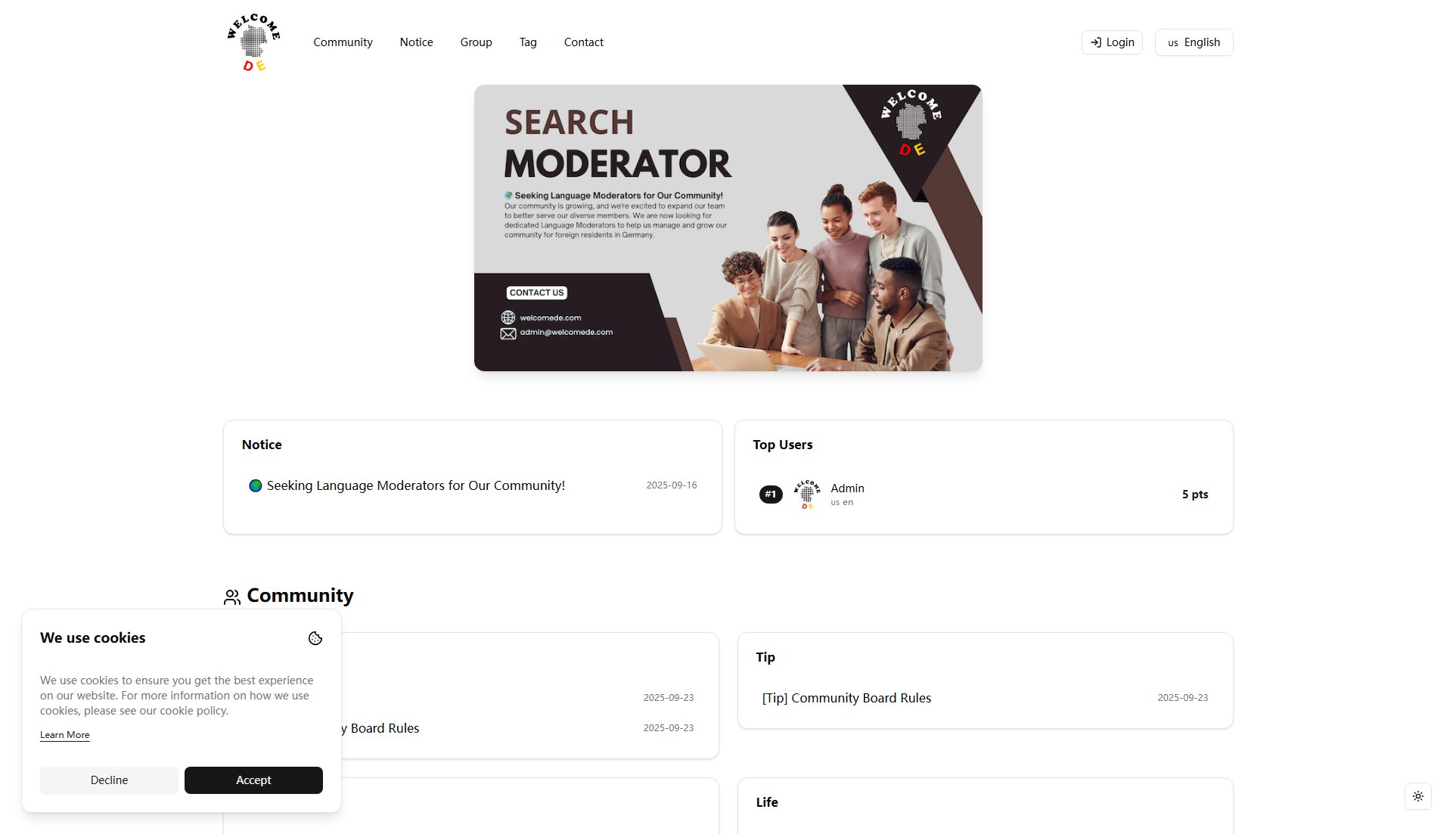 WelcomeDE WelcomeDE Interface & Screenshots WelcomeDE WelcomeDE Interface & Screenshots
