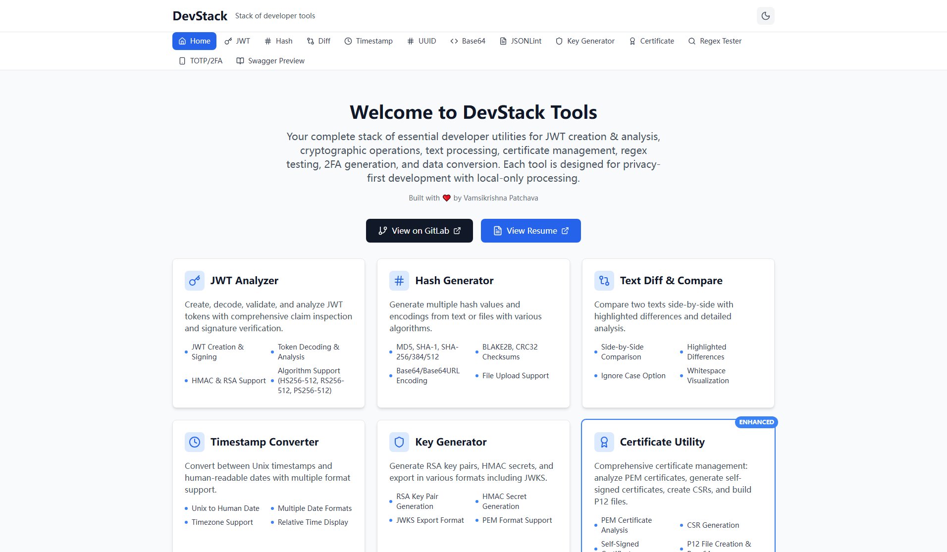 DevStack Tools DevStack Tools Interface & Screenshots DevStack Tools DevStack Tools Interface & Screenshots