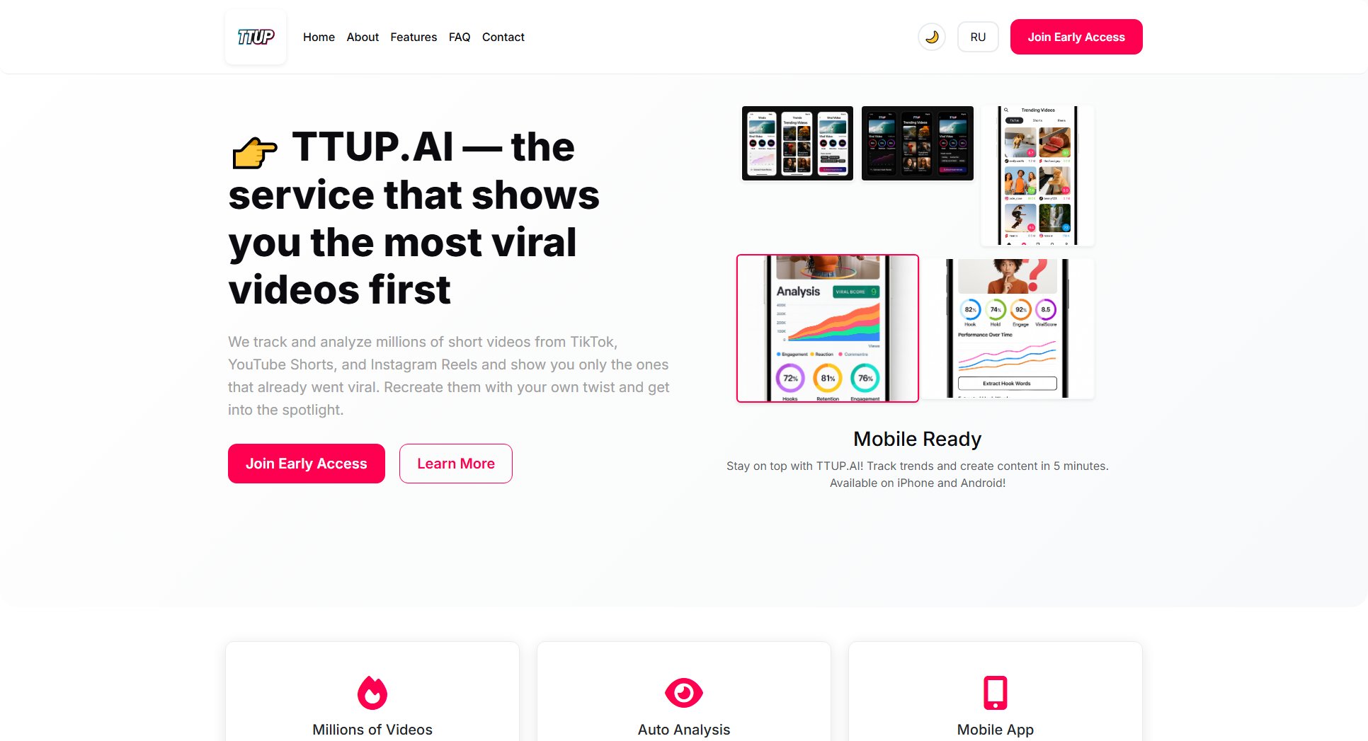 TTUP.AI TTUP.AI Interface & Screenshots TTUP.AI TTUP.AI Interface & Screenshots