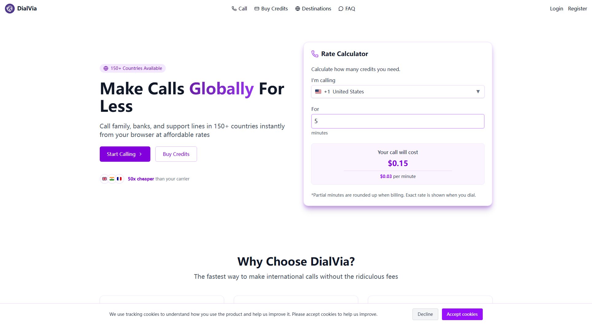 DialVia DialVia Interface & Screenshots DialVia DialVia Interface & Screenshots