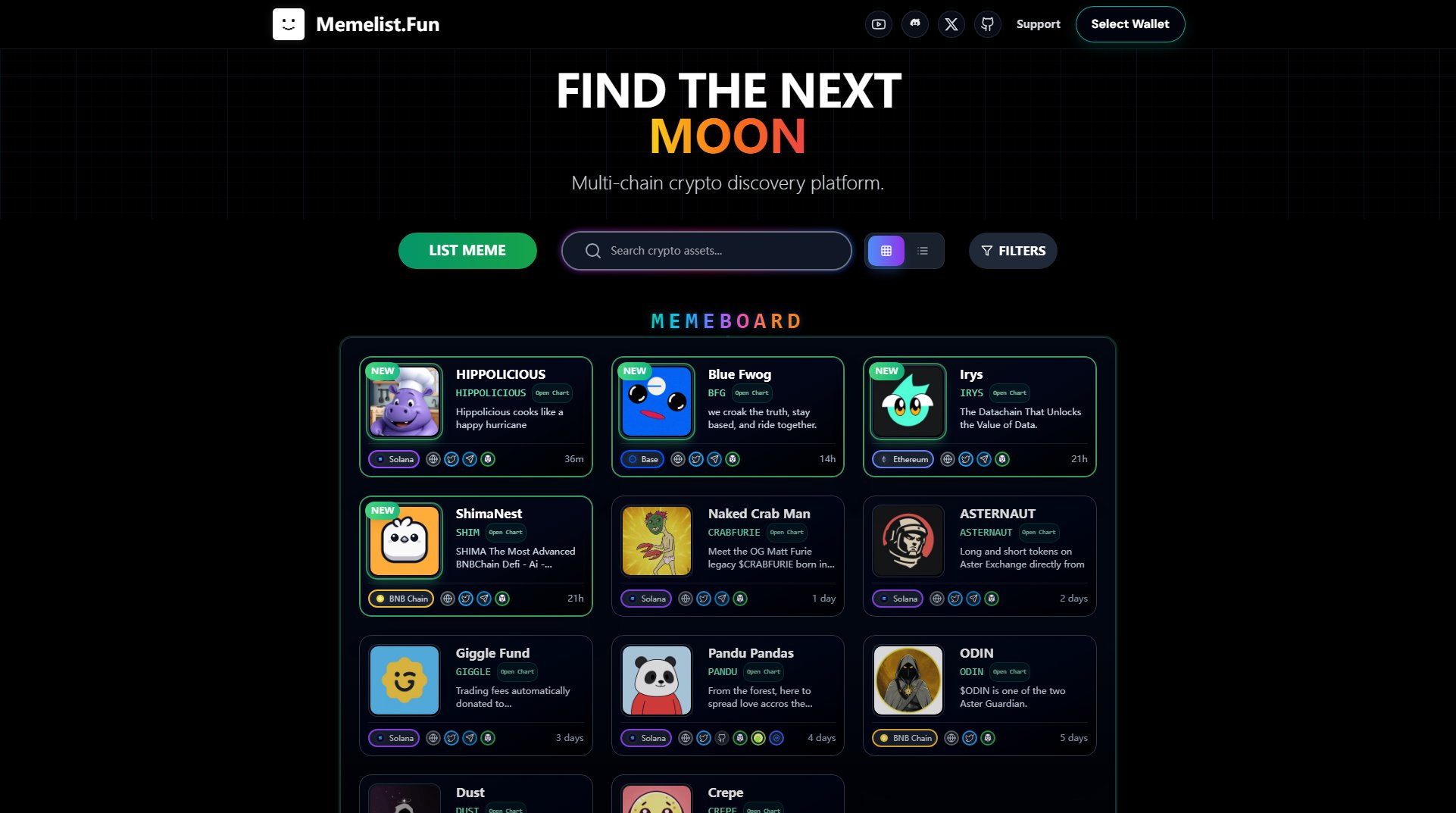 Memelist.Fun Memelist.Fun Interface & Screenshots Memelist.Fun Memelist.Fun Interface & Screenshots