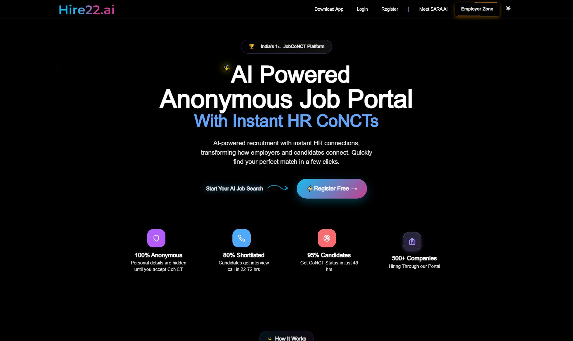 Hire22.ai Hire22.ai Interface & Screenshots