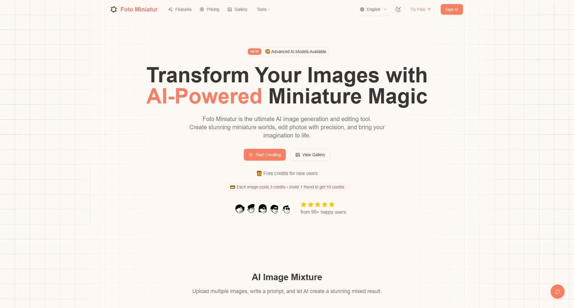 Foto Miniatur Foto Miniatur Interface & Screenshots