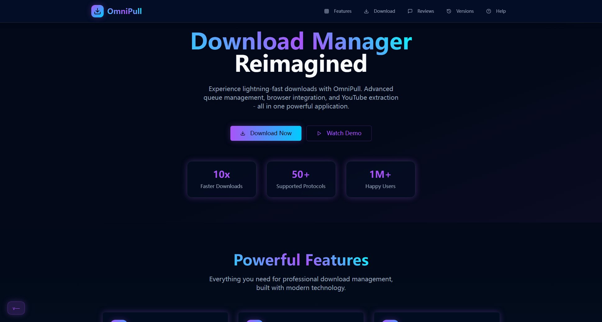 OmniPull Downloader OmniPull Downloader Interface & Screenshots