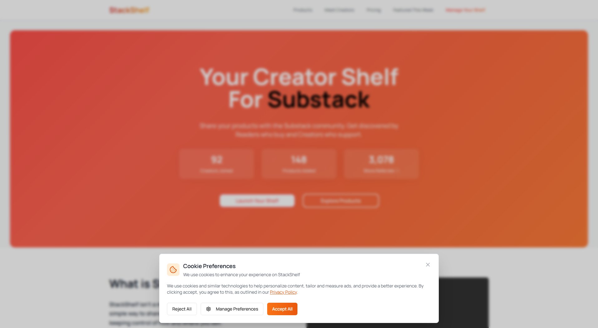 StackShelf StackShelf Interface & Screenshots