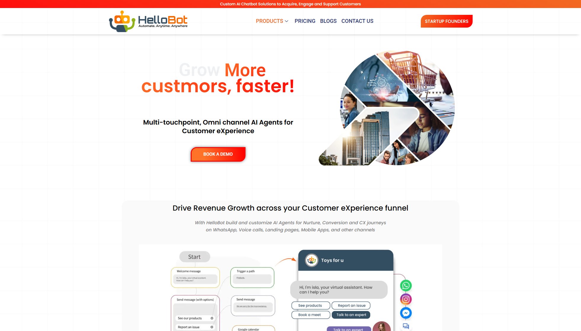 HelloBot HelloBot Interface & Screenshots