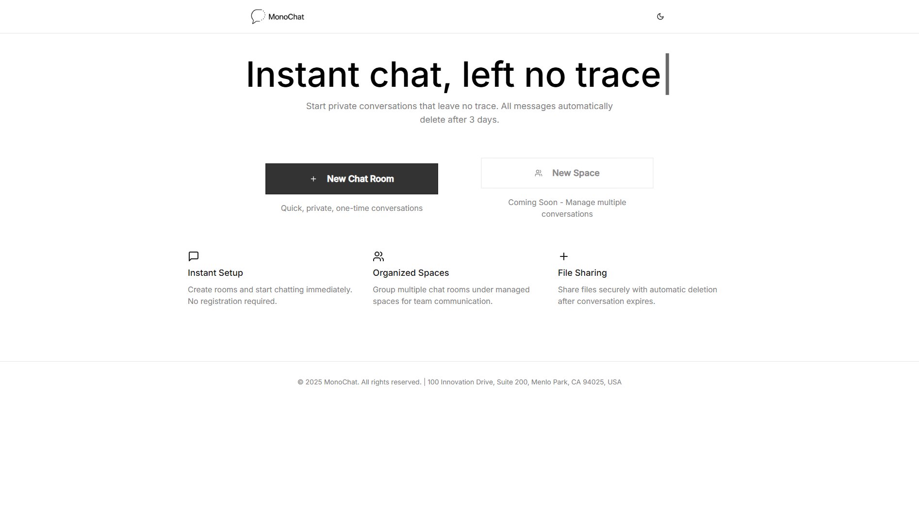 MonoChat MonoChat Interface & Screenshots MonoChat MonoChat Interface & Screenshots