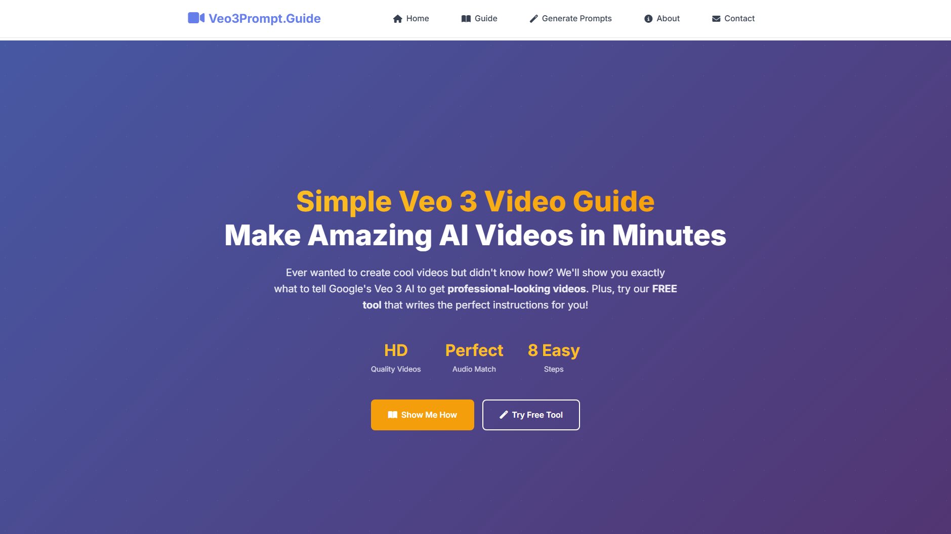Veo 3 Prompt Guide Veo 3 Prompt Guide Interface & Screenshots