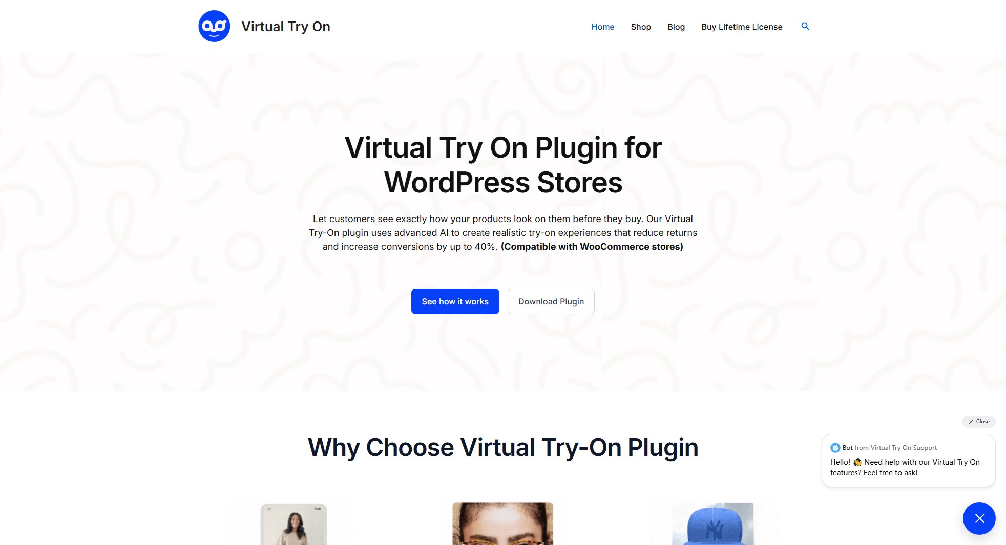 Virtual Try-On Plugin Virtual Try-On Plugin Interface & Screenshots