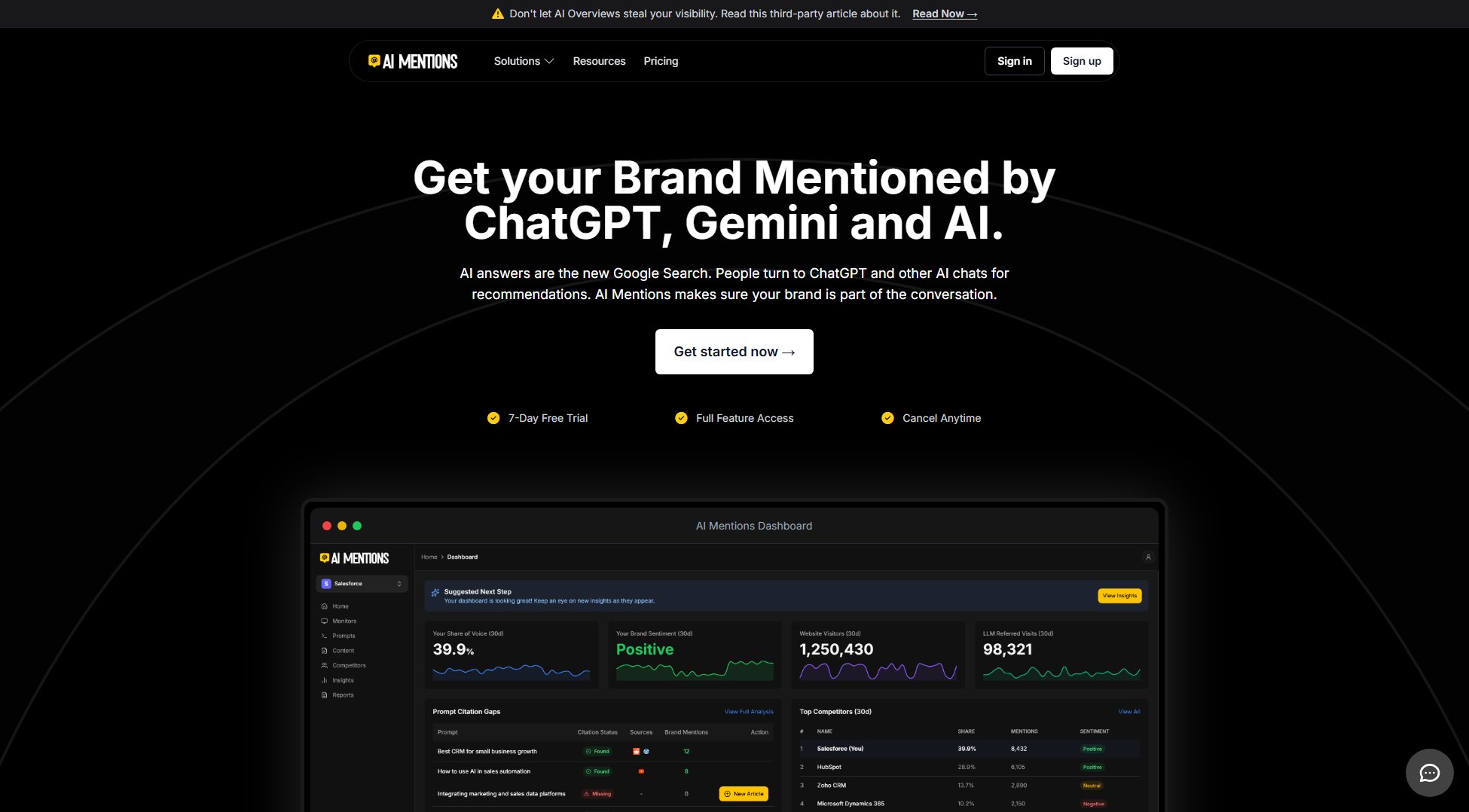 AI Mentions AI Mentions Interface & Screenshots AI Mentions AI Mentions Interface & Screenshots