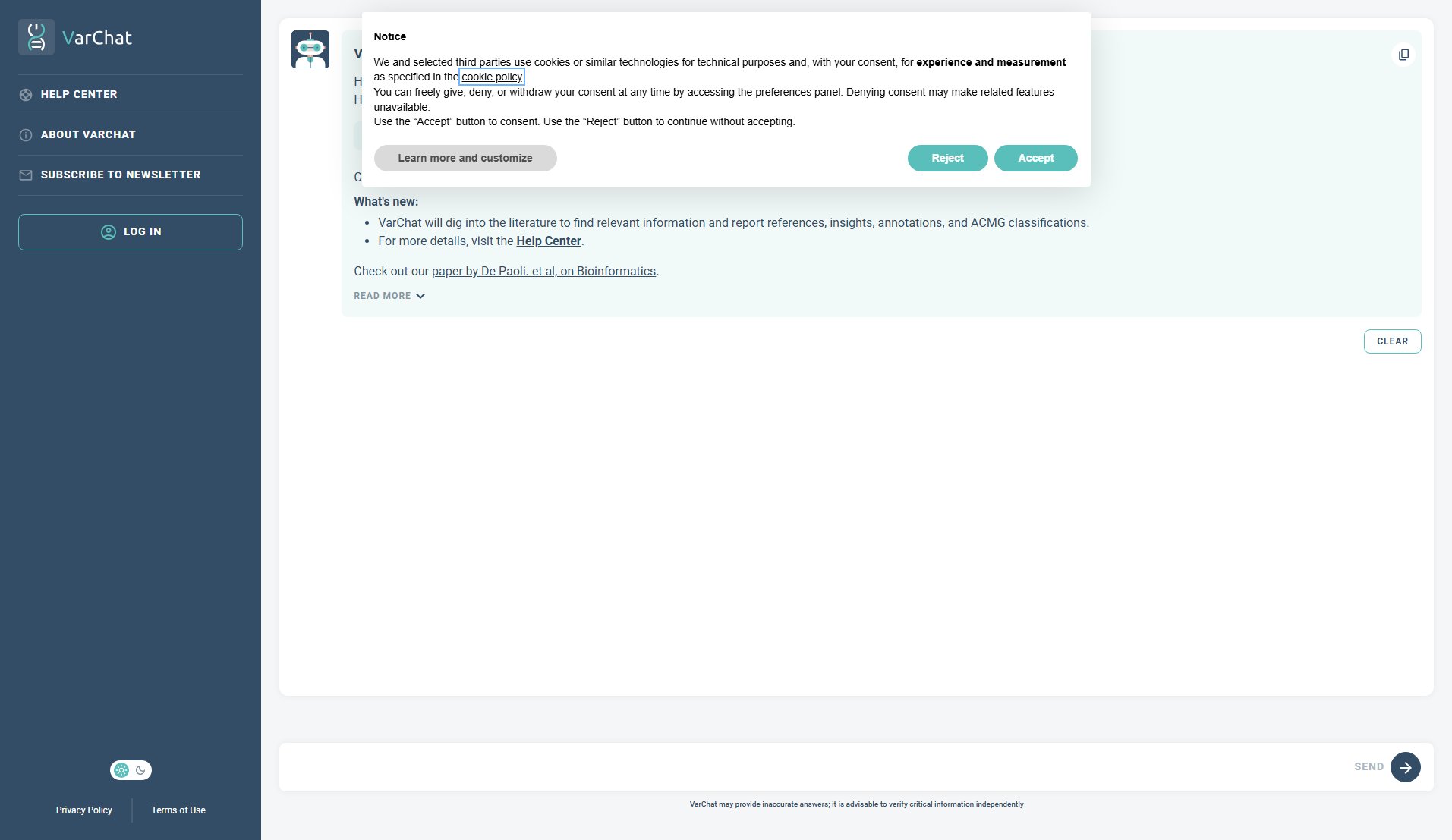VarChat VarChat Interface & Screenshots