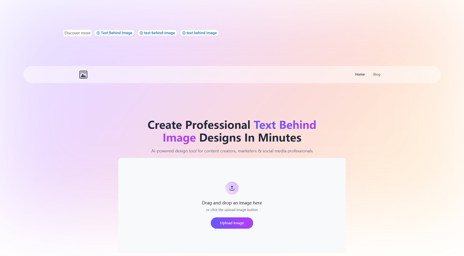 TextBehindImg TextBehindImg Interface & Screenshots TextBehindImg TextBehindImg Interface & Screenshots
