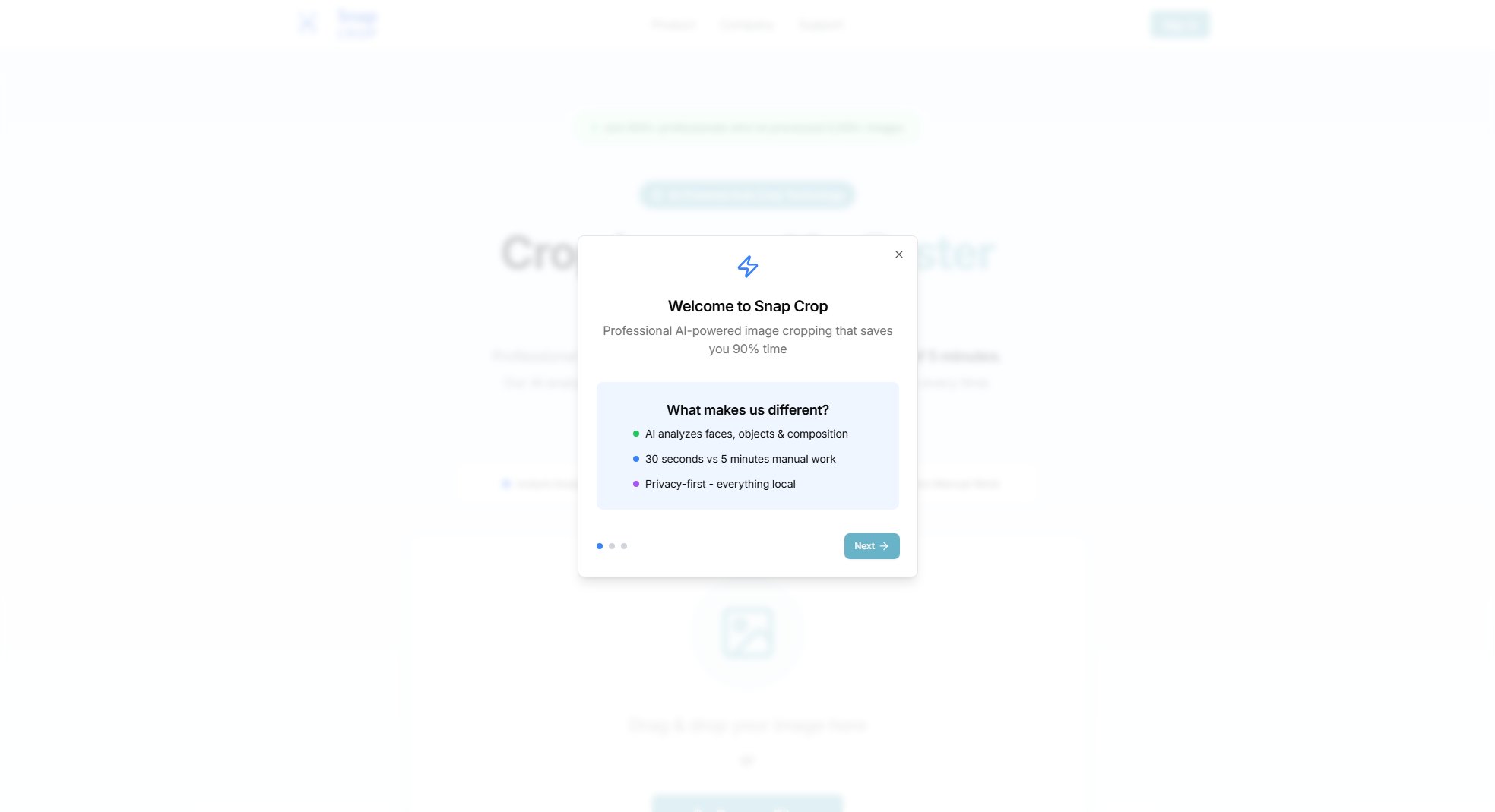 Snap Crop Snap Crop Interface & Screenshots