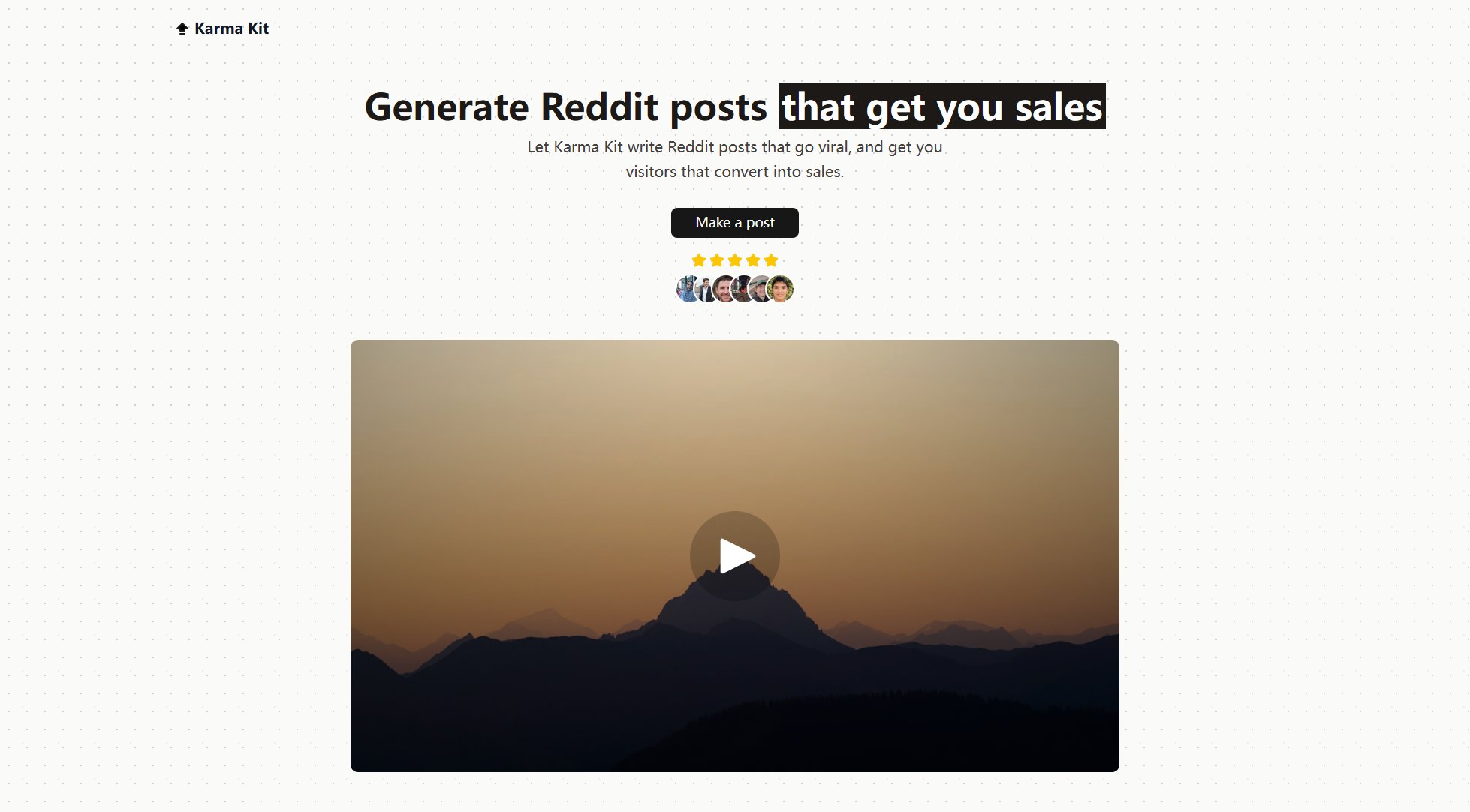 Karma Kit Karma Kit Interface & Screenshots