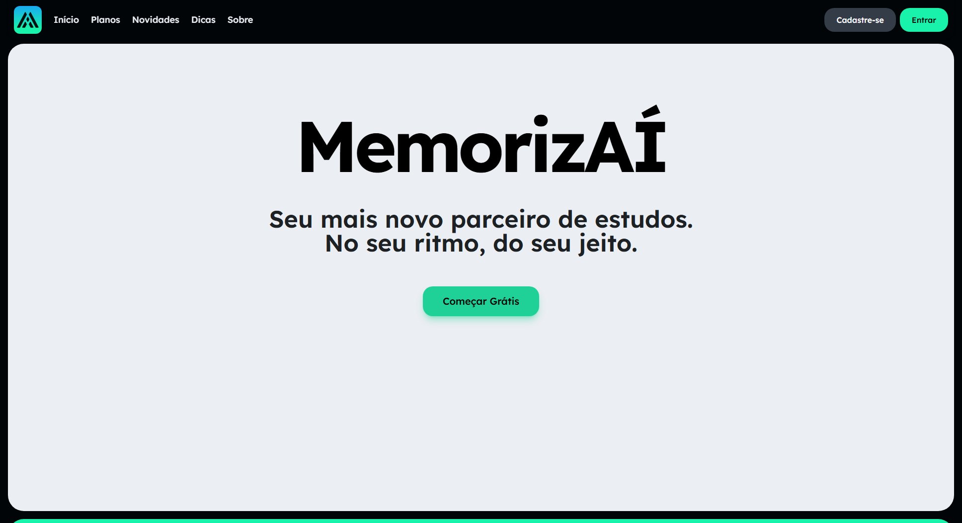MemorizAÍ MemorizAÍ Interface & Screenshots MemorizAÍ MemorizAÍ Interface & Screenshots