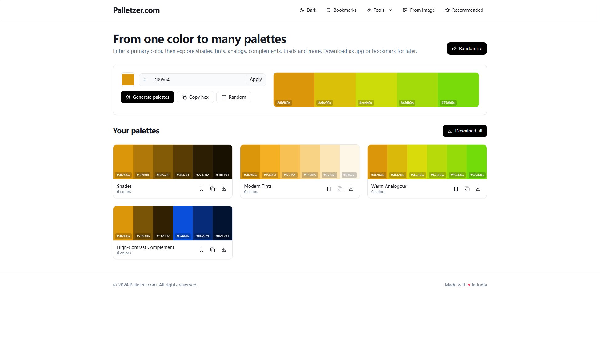 Palletzer Palletzer Interface & Screenshots