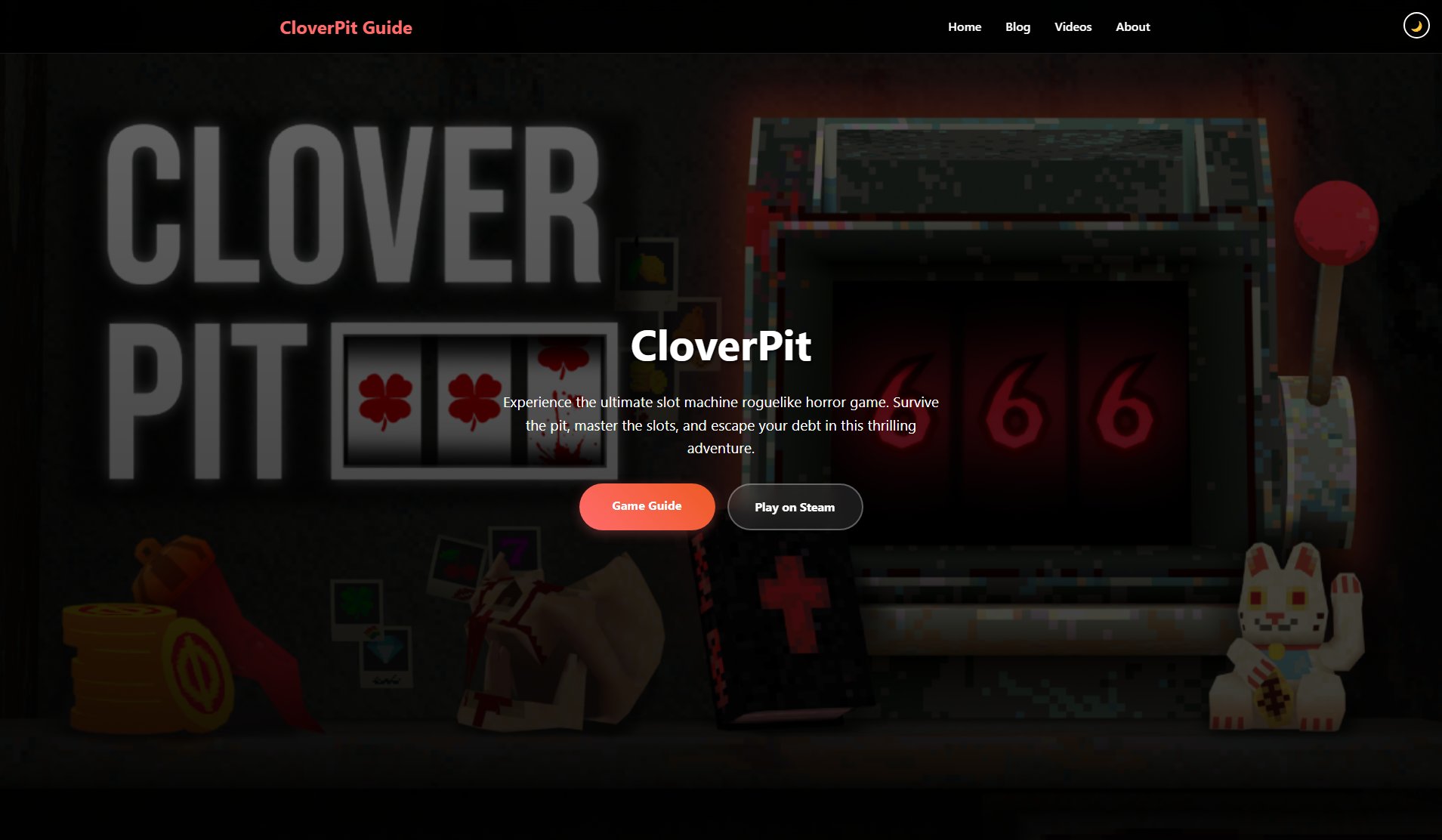 CloverPit Guide CloverPit Guide Interface & Screenshots