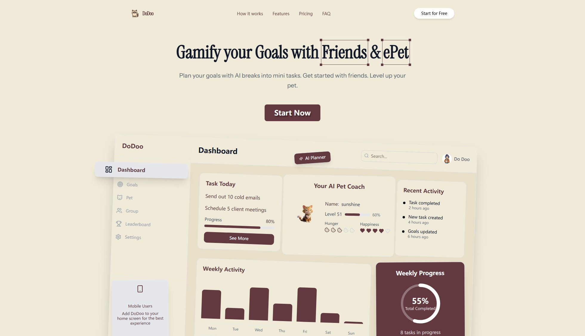 DoDoo DoDoo Interface & Screenshots DoDoo DoDoo Interface & Screenshots