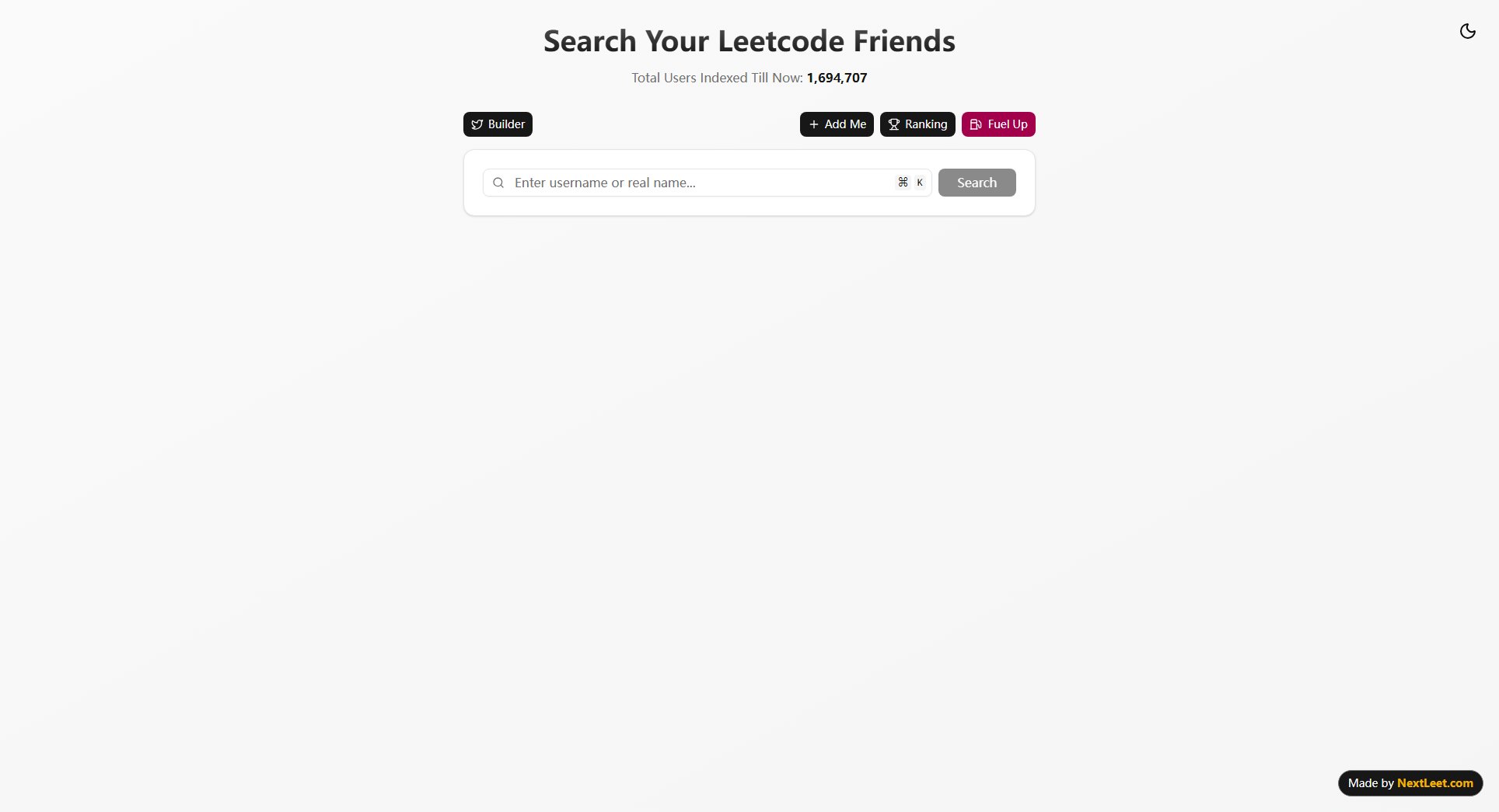 Search LeetCode Users Search LeetCode Users Interface & Screenshots Search LeetCode Users Search LeetCode Users Interface & Screenshots