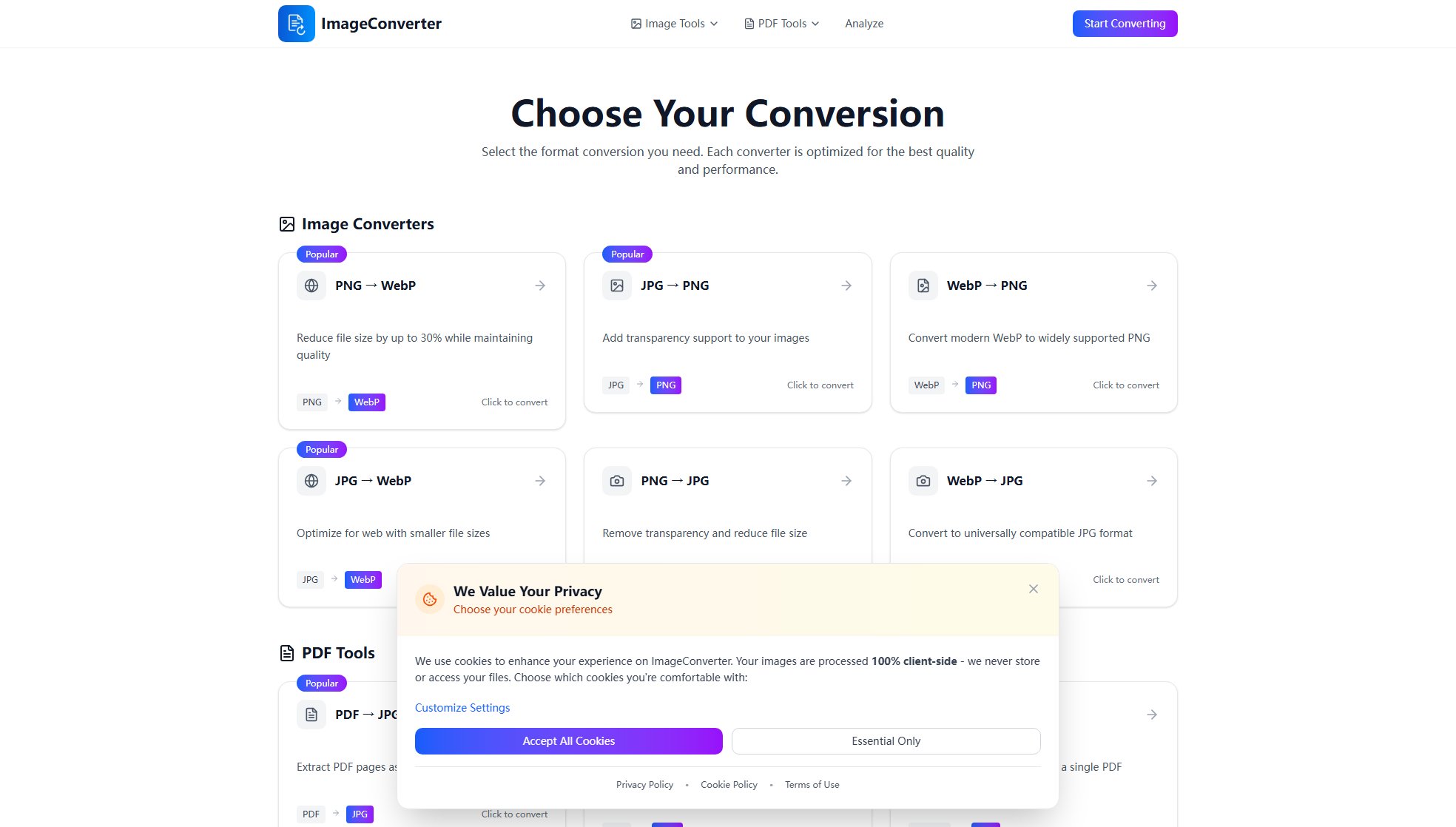 Image Converter Image Converter Interface & Screenshots