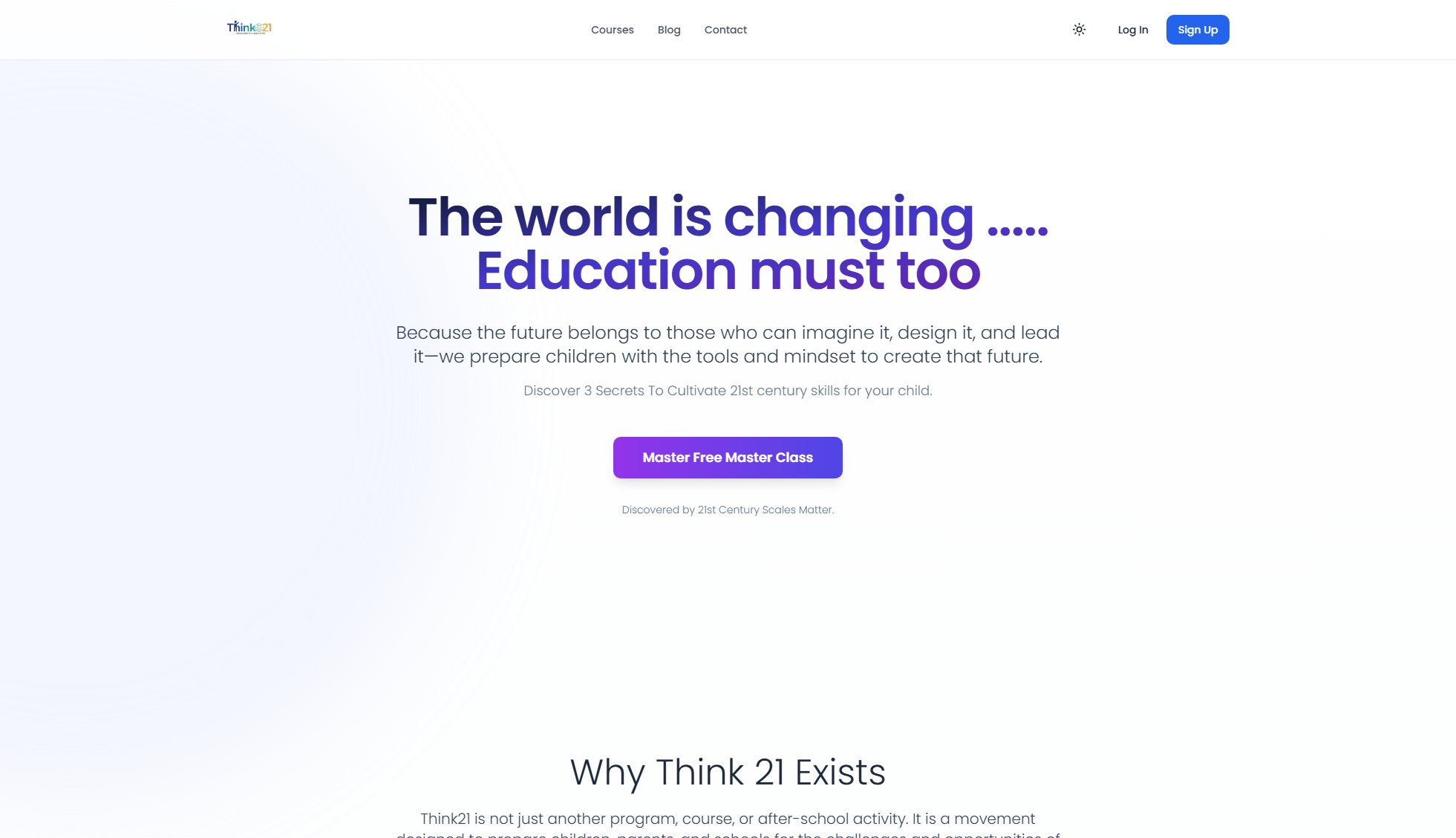 Think21 Think21 Interface & Screenshots