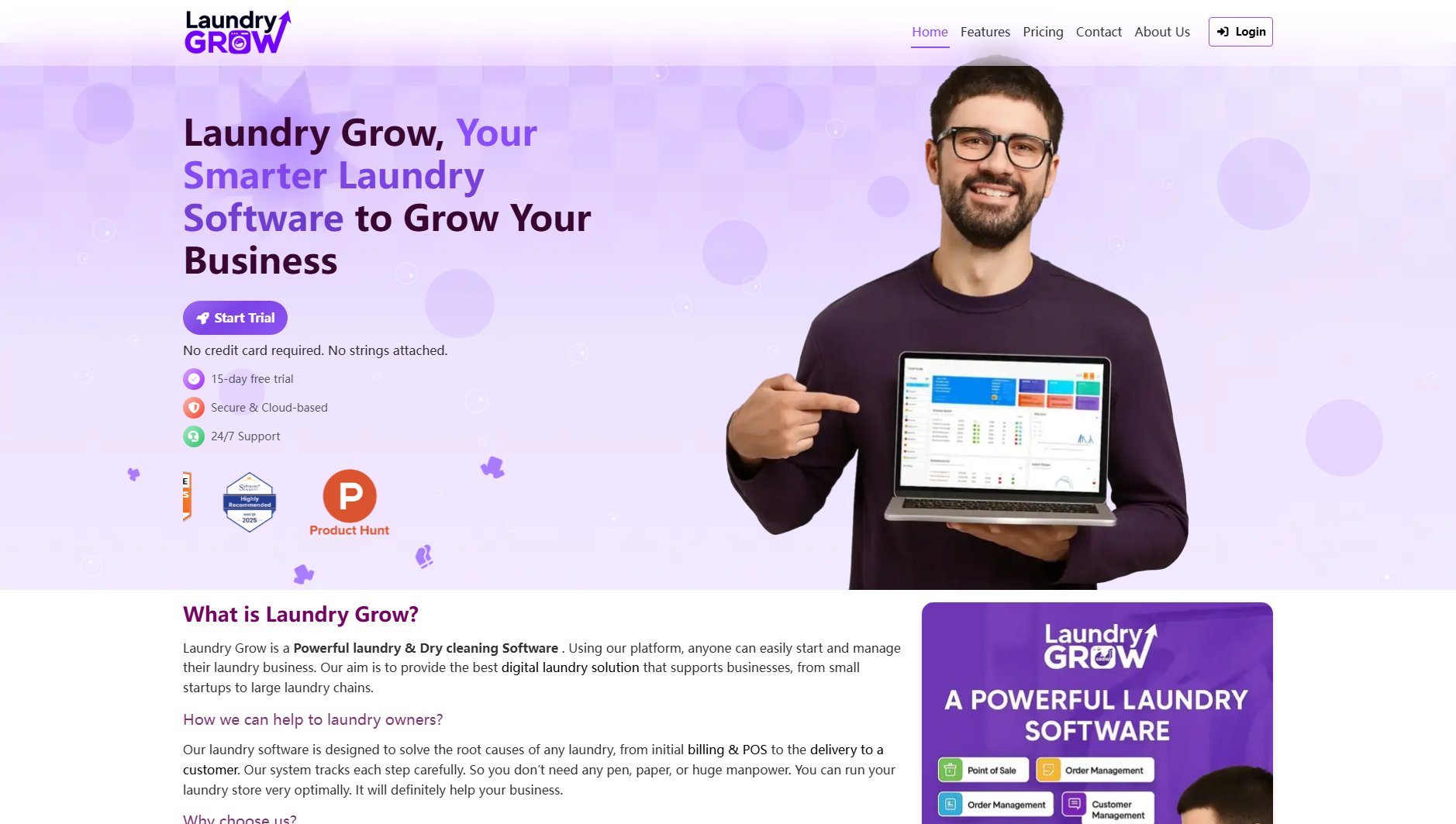 Laundry Grow Laundry Grow Interface & Screenshots