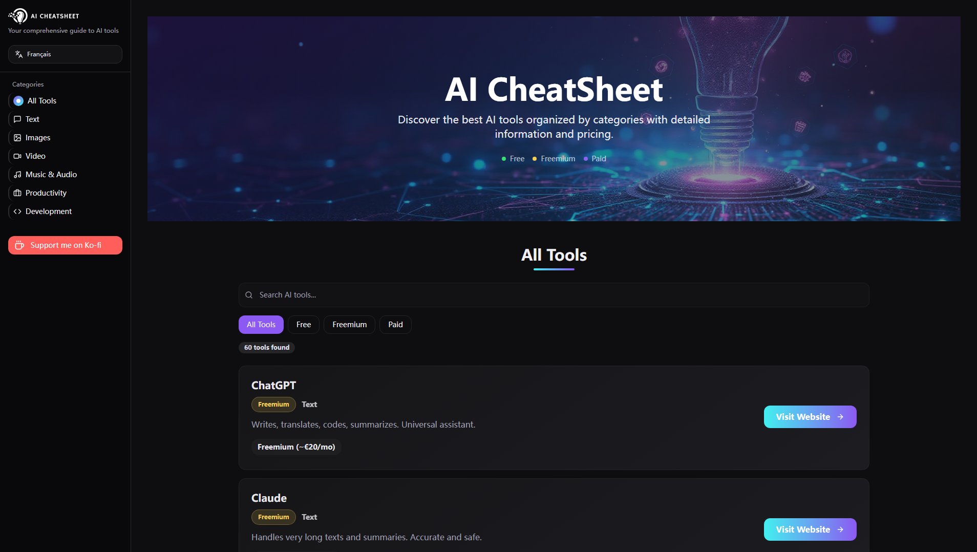 AI CheatSheet AI CheatSheet Interface & Screenshots