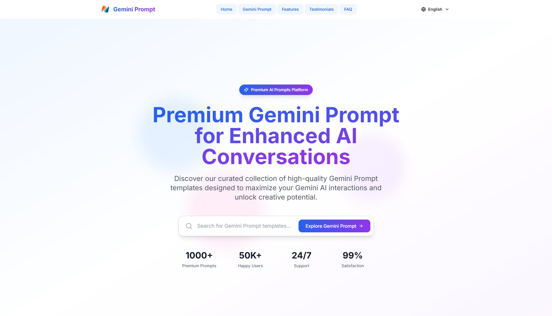 Gemini Prompt Gemini Prompt Interface & Screenshots