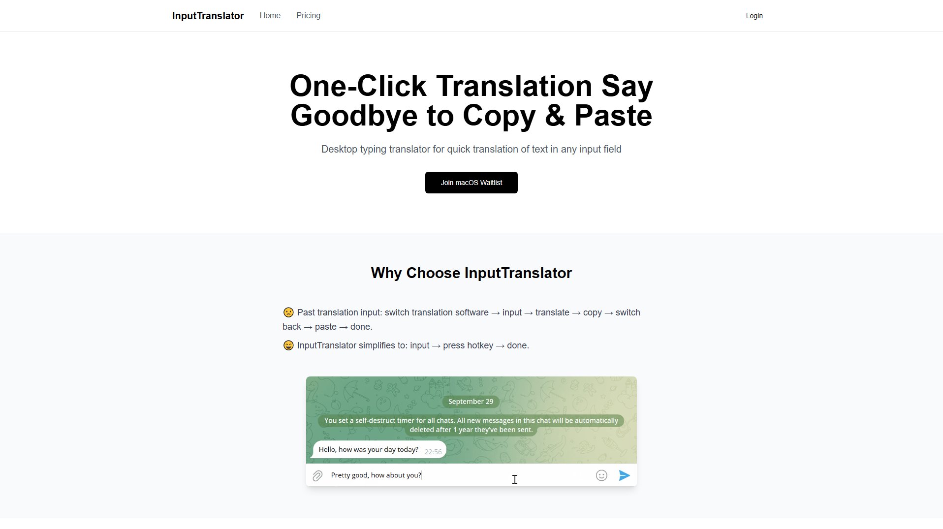 InputTranslator InputTranslator Interface & Screenshots