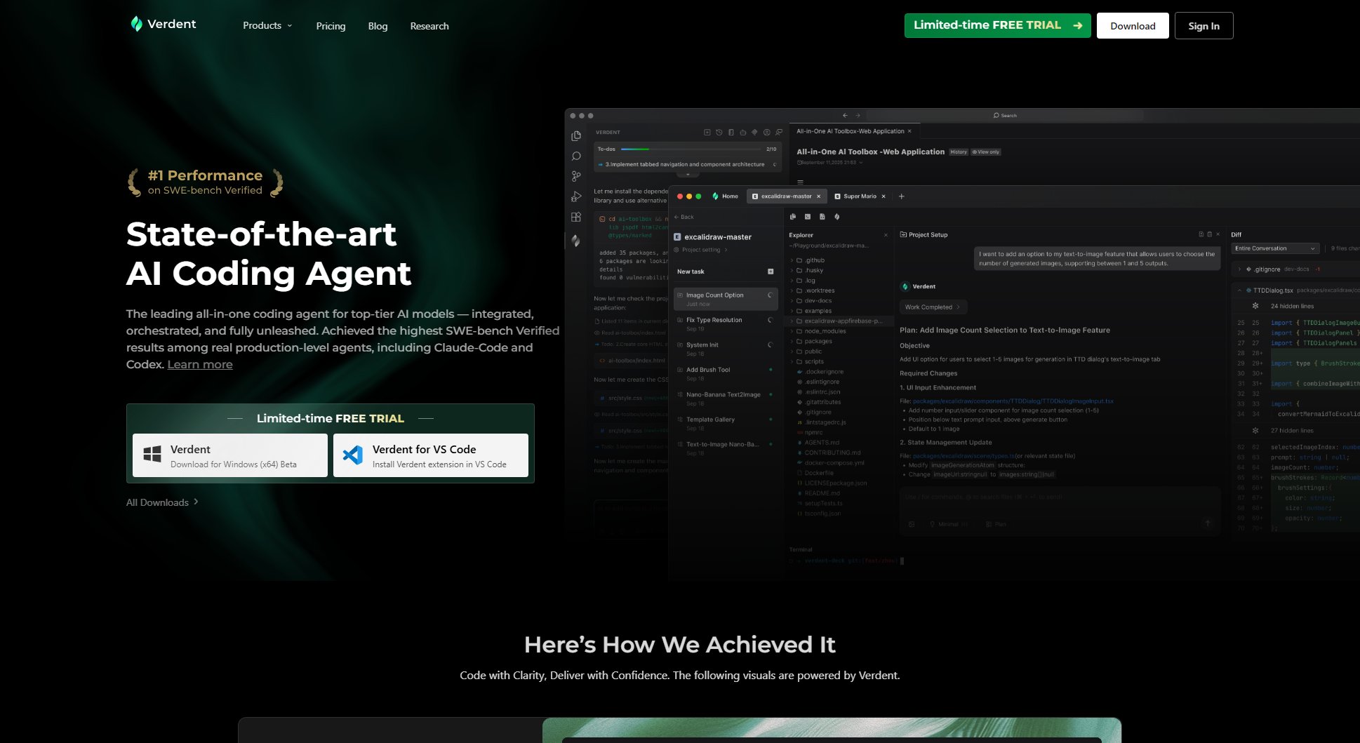 Verdent AI Verdent AI Interface & Screenshots Verdent AI Verdent AI Interface & Screenshots