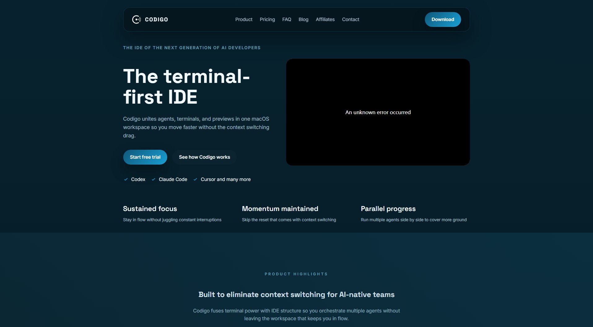 Codigo Codigo Interface & Screenshots