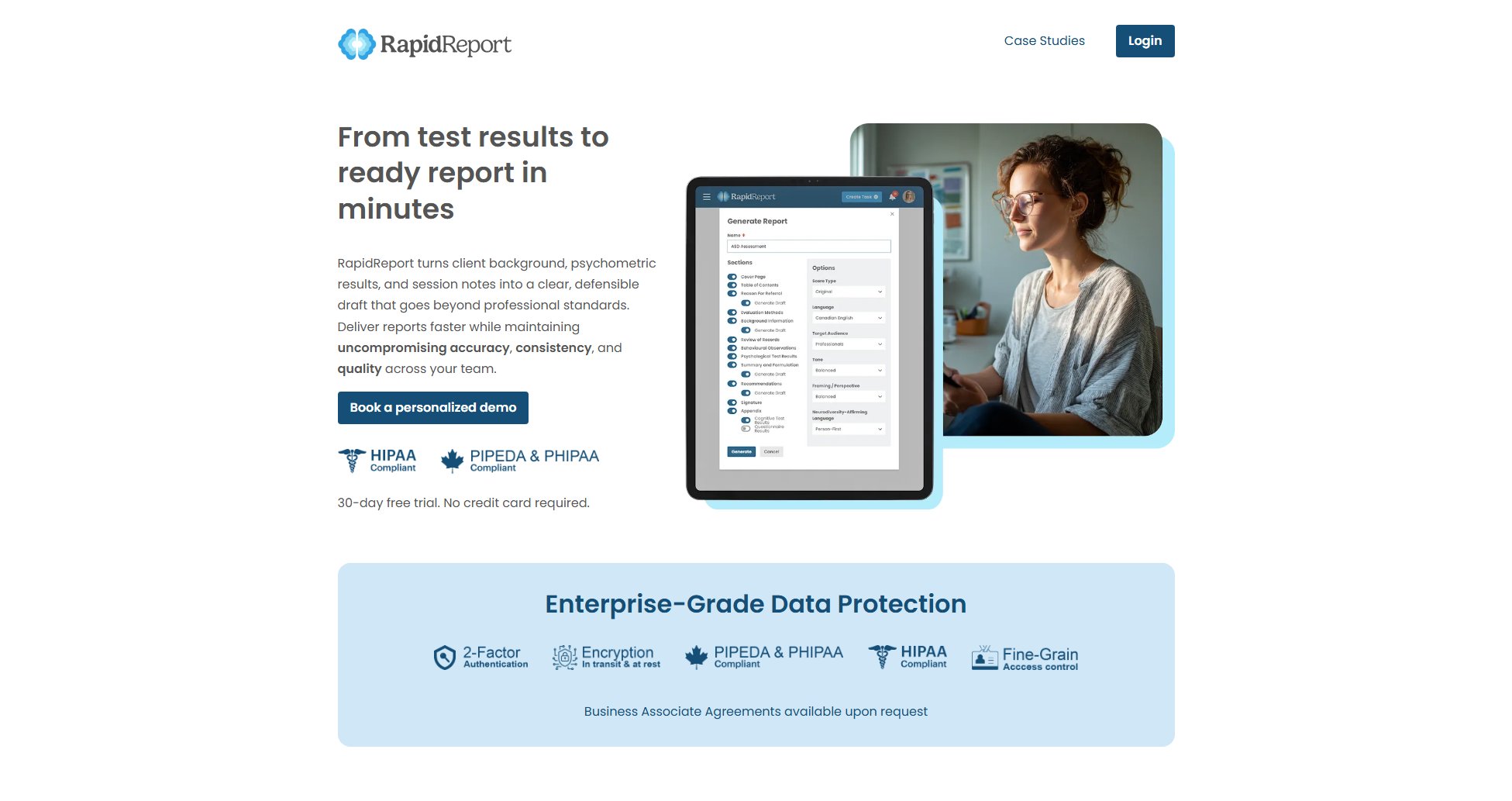 RapidReport RapidReport Interface & Screenshots RapidReport RapidReport Interface & Screenshots