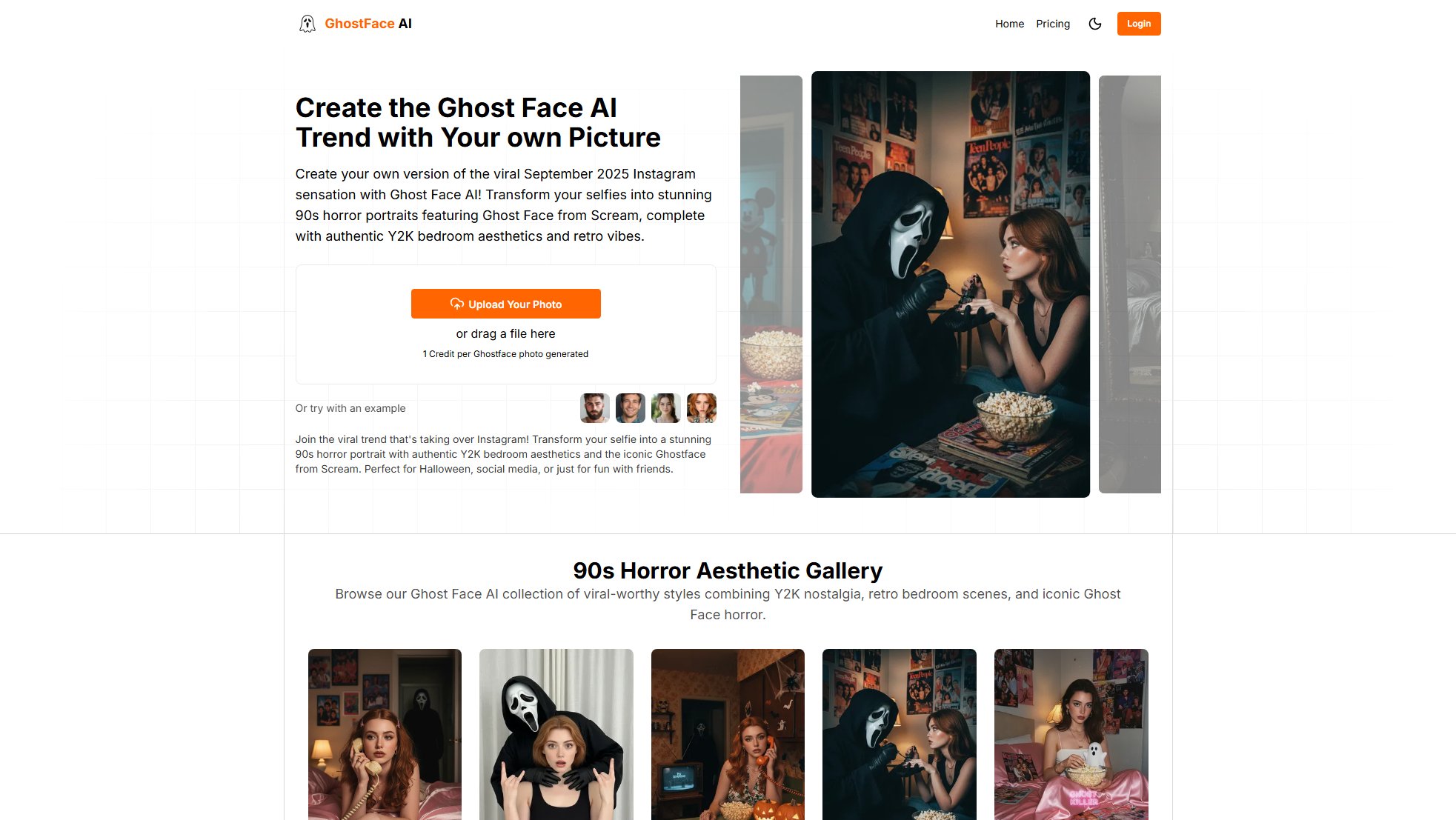Ghost Face AI Ghost Face AI Interface & Screenshots
