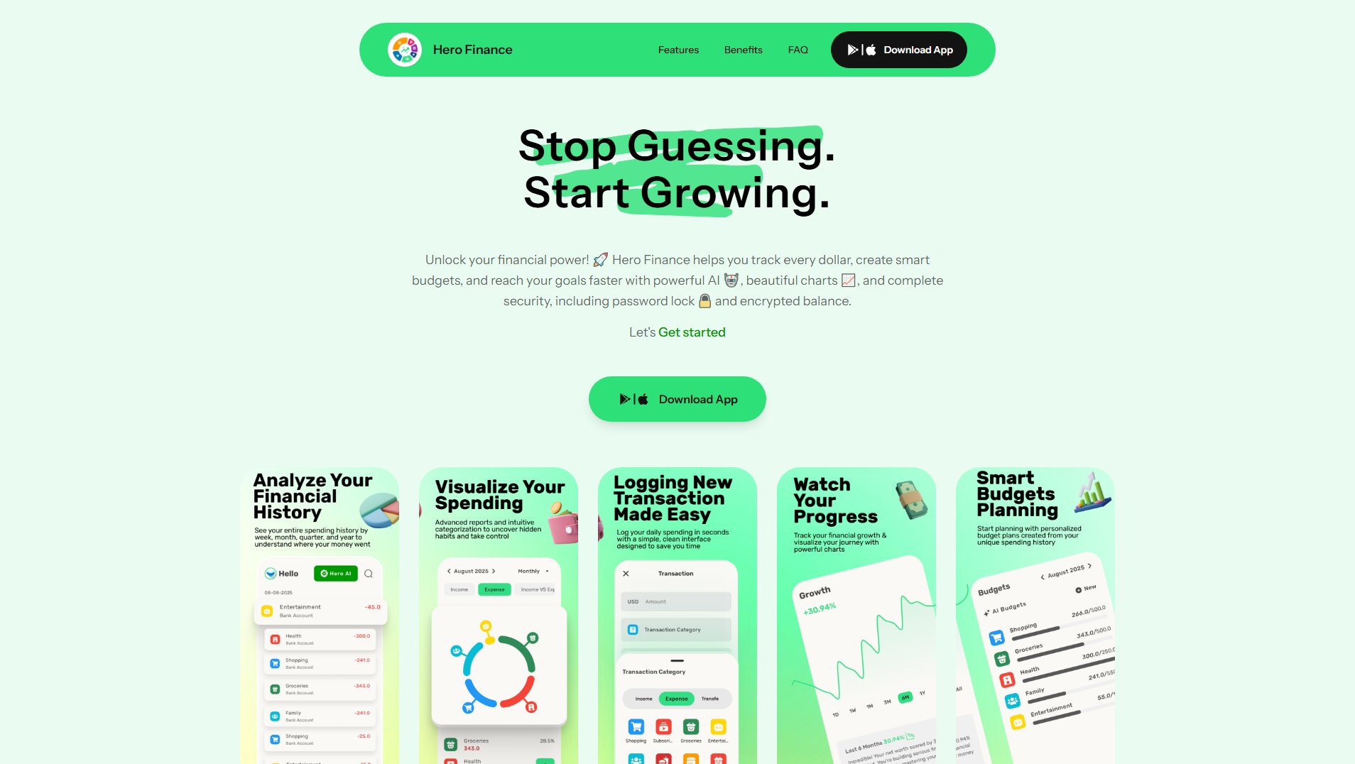 Hero Finance Hero Finance Interface & Screenshots Hero Finance Hero Finance Interface & Screenshots