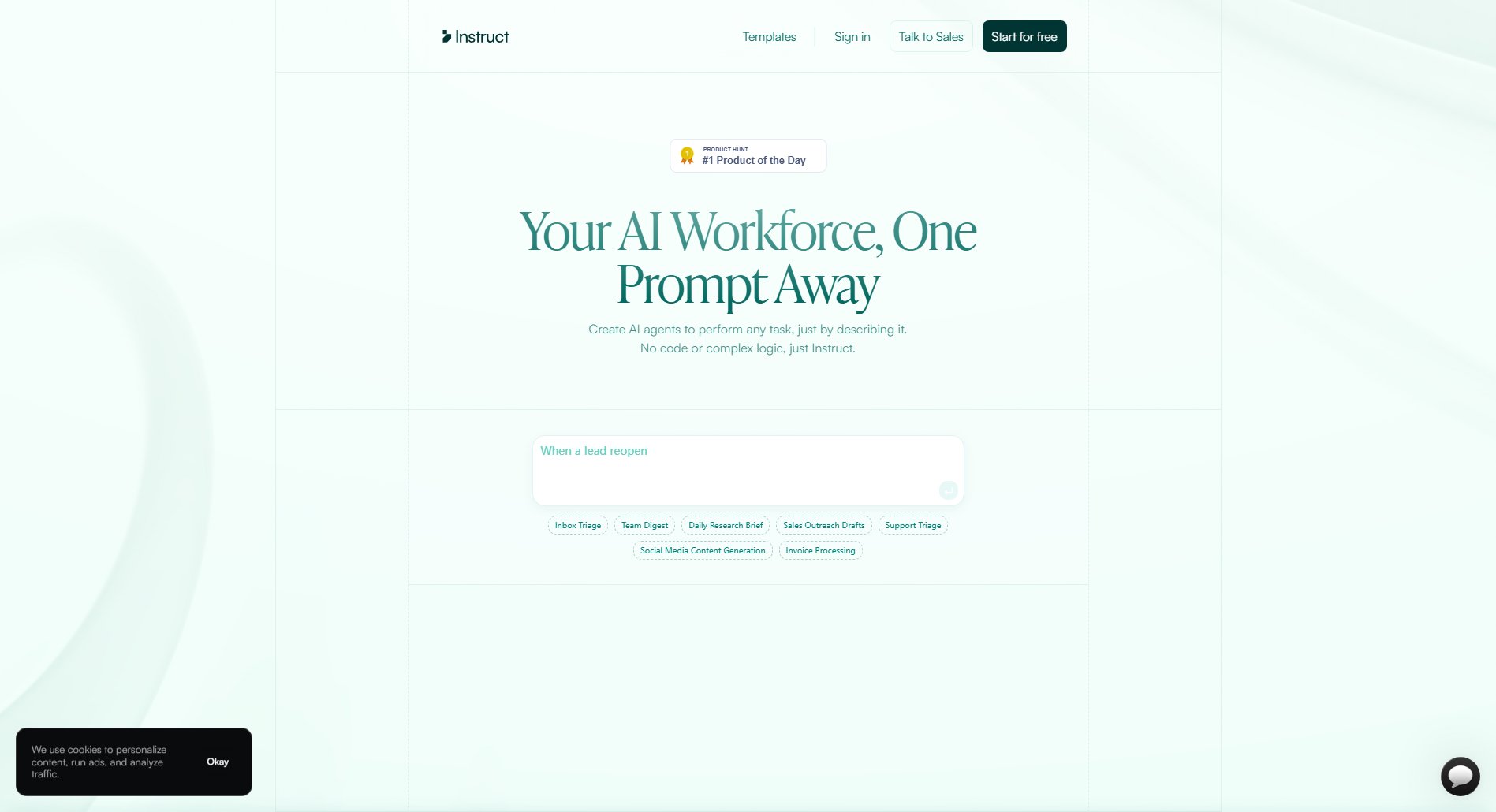 Instruct Instruct Interface & Screenshots Instruct Instruct Interface & Screenshots