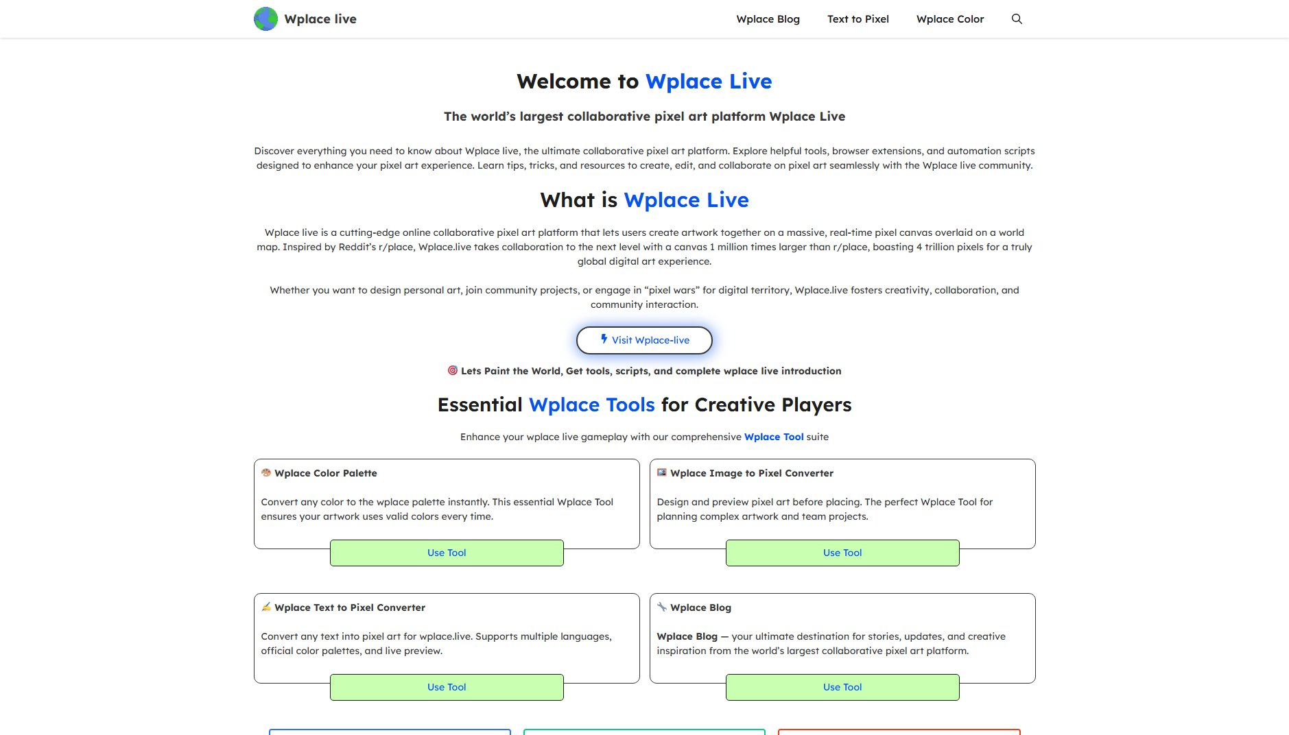 Wplace Live Wplace Live Interface & Screenshots