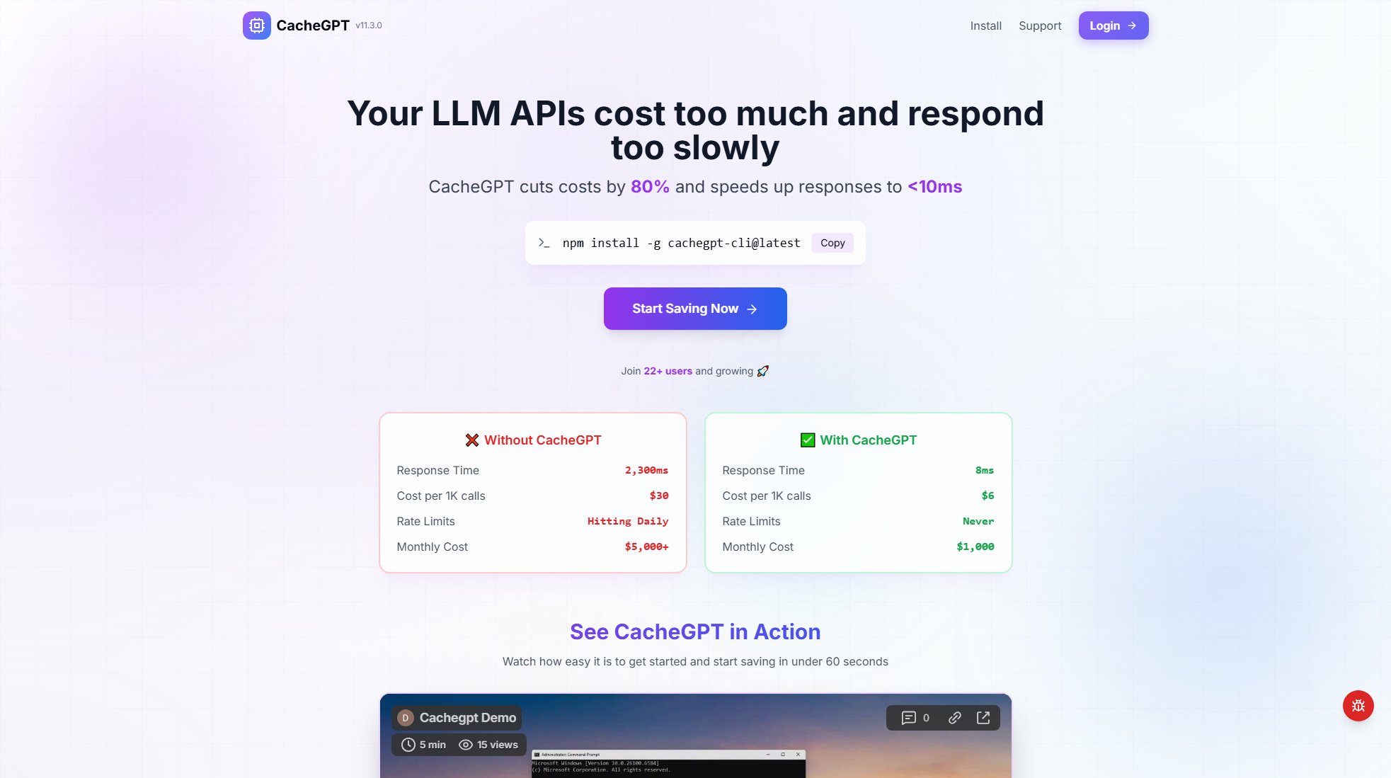 CacheGPT CacheGPT Interface & Screenshots