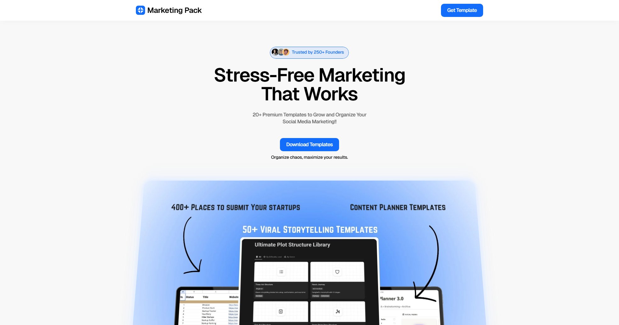 Marketing Pack Marketing Pack Interface & Screenshots