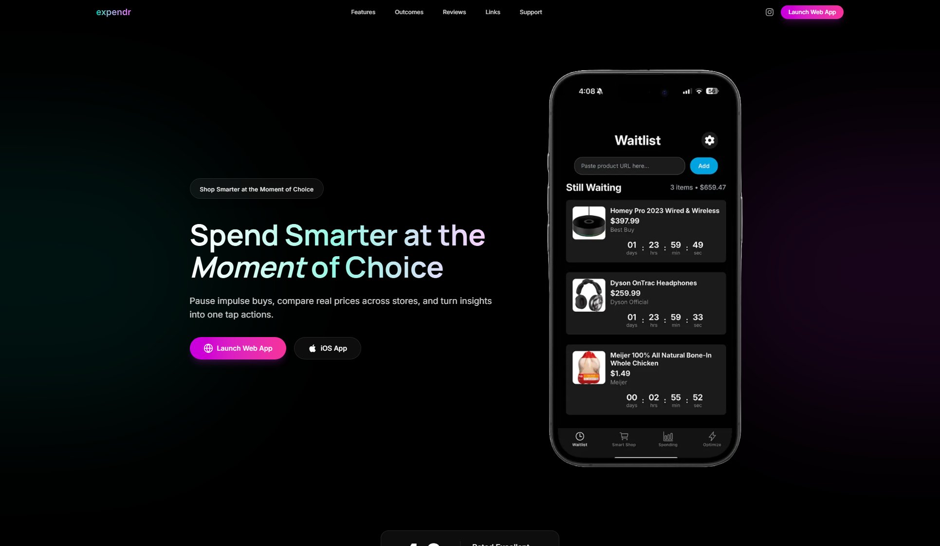 expendr expendr Interface & Screenshots