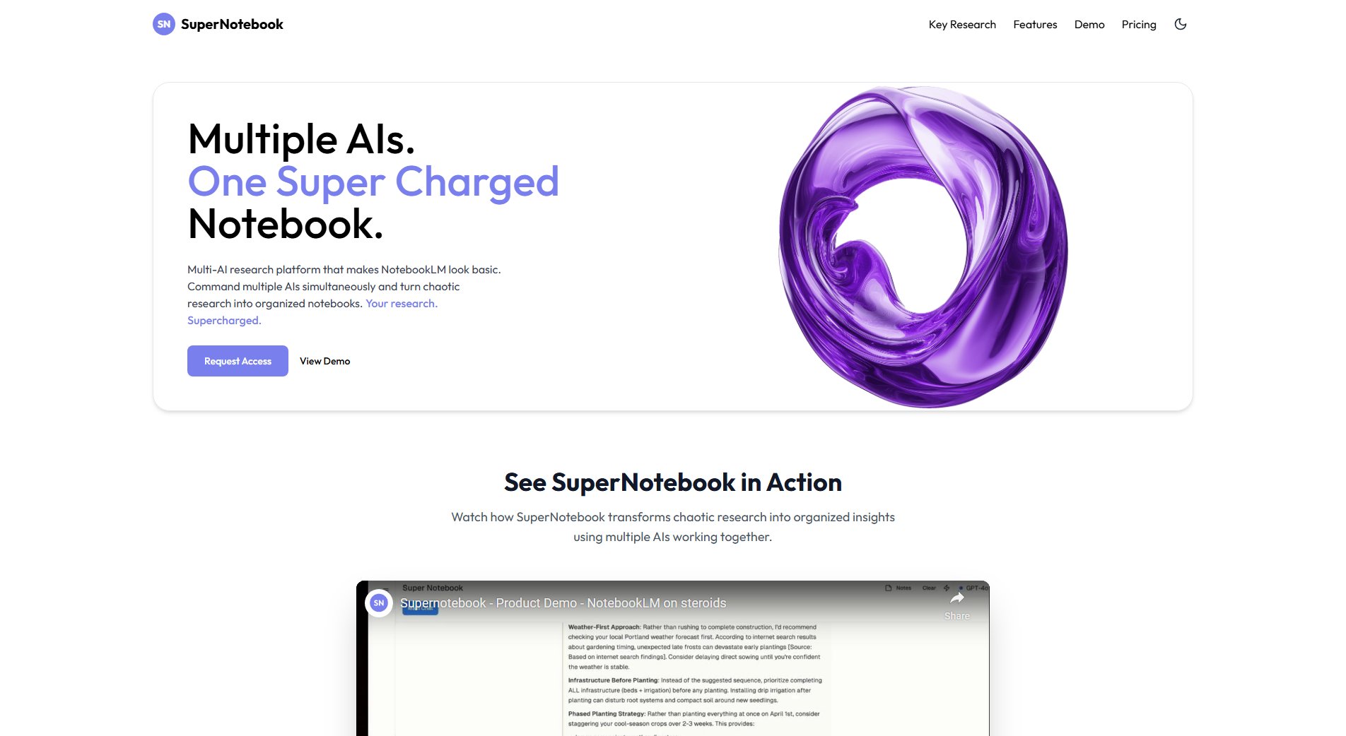 SuperNotebook SuperNotebook Interface & Screenshots