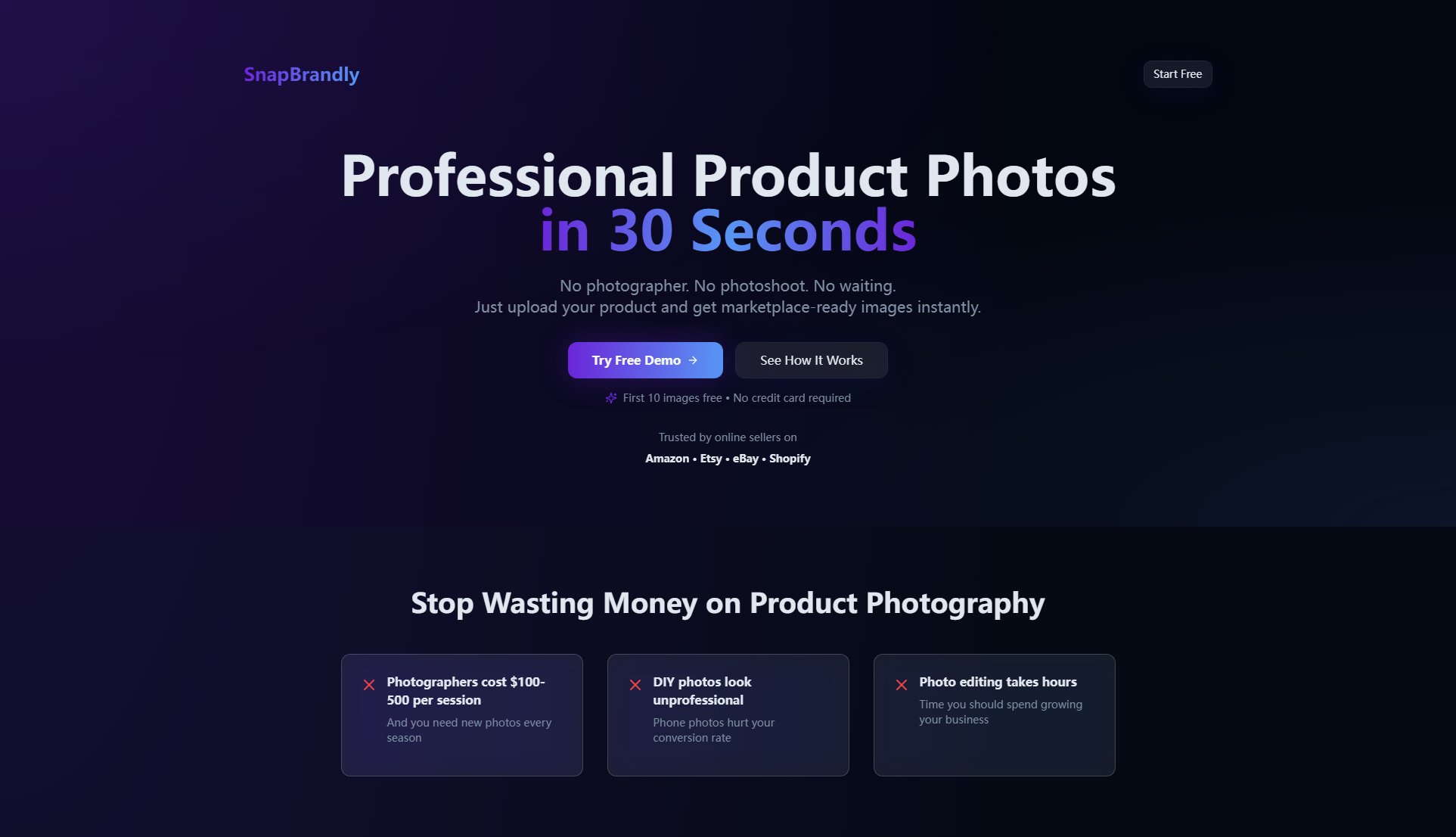 SnapBrandly SnapBrandly Interface & Screenshots