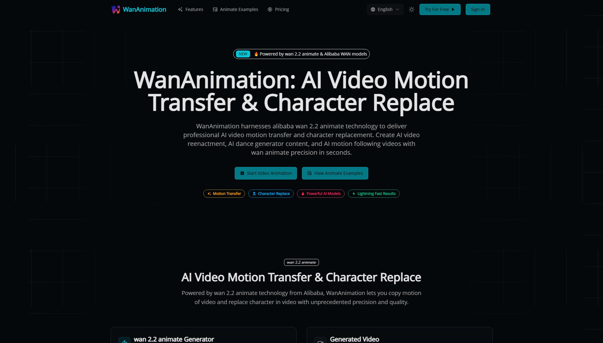 WanAnimation WanAnimation Interface & Screenshots
