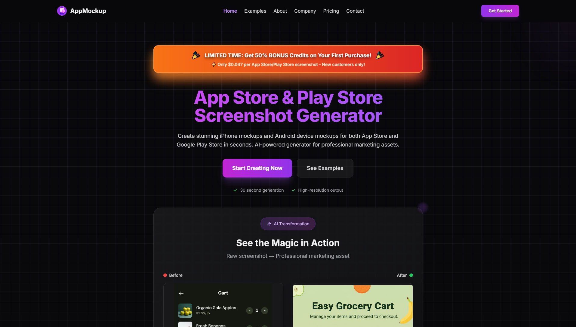 AI App Store Screenshot Generator | AppMockup AI App Store Screenshot Generator | AppMockup Interface & Screenshots