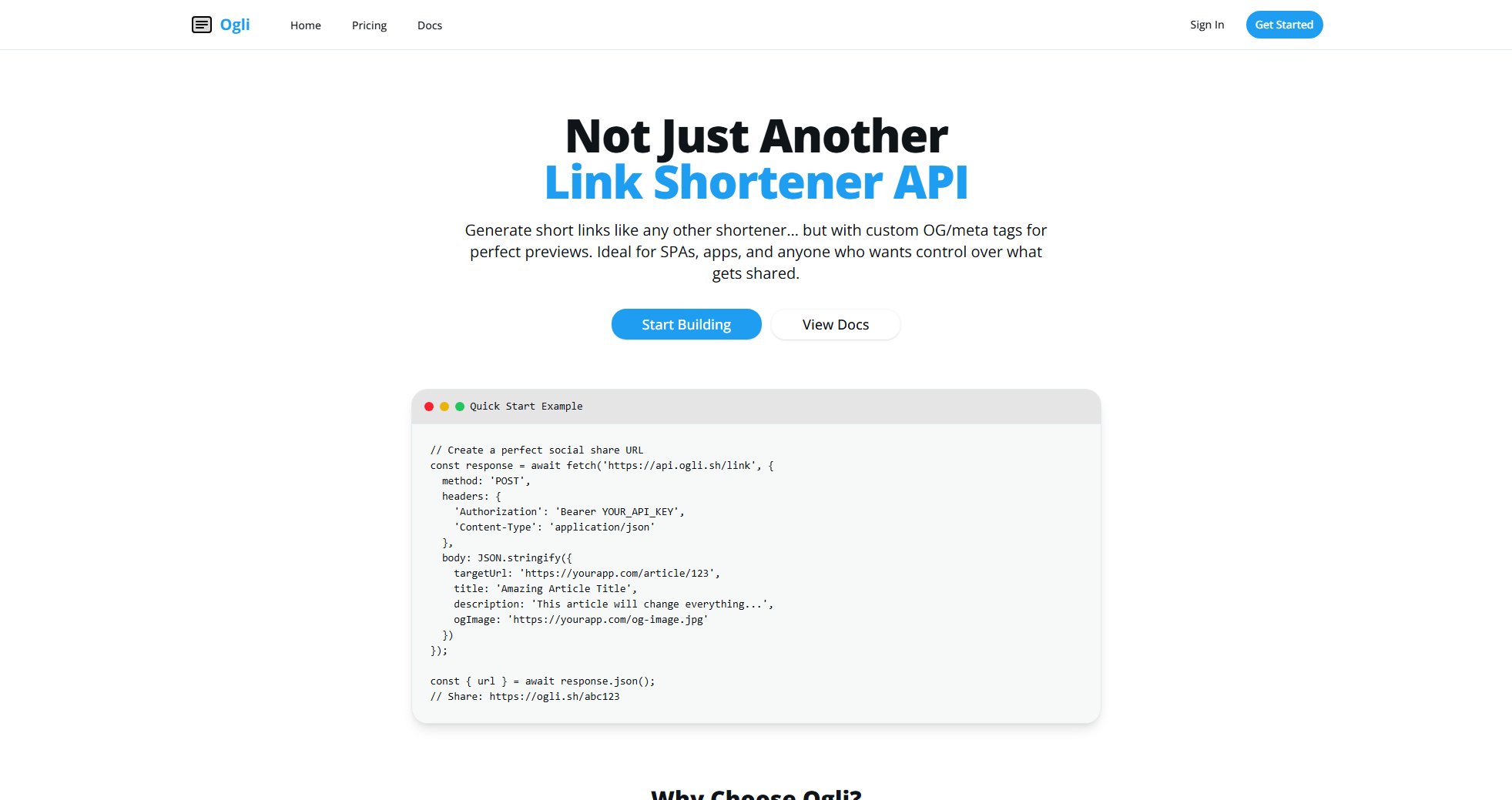 Ogli Ogli Interface & Screenshots