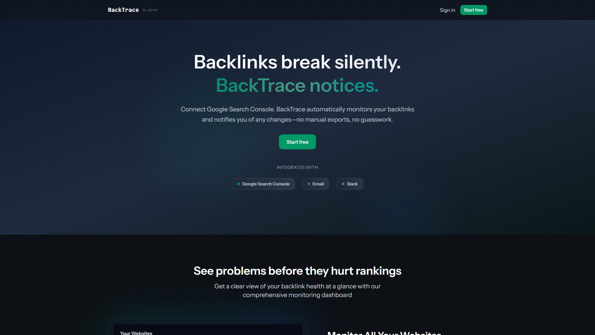 BackTrace BackTrace Interface & Screenshots BackTrace BackTrace Interface & Screenshots