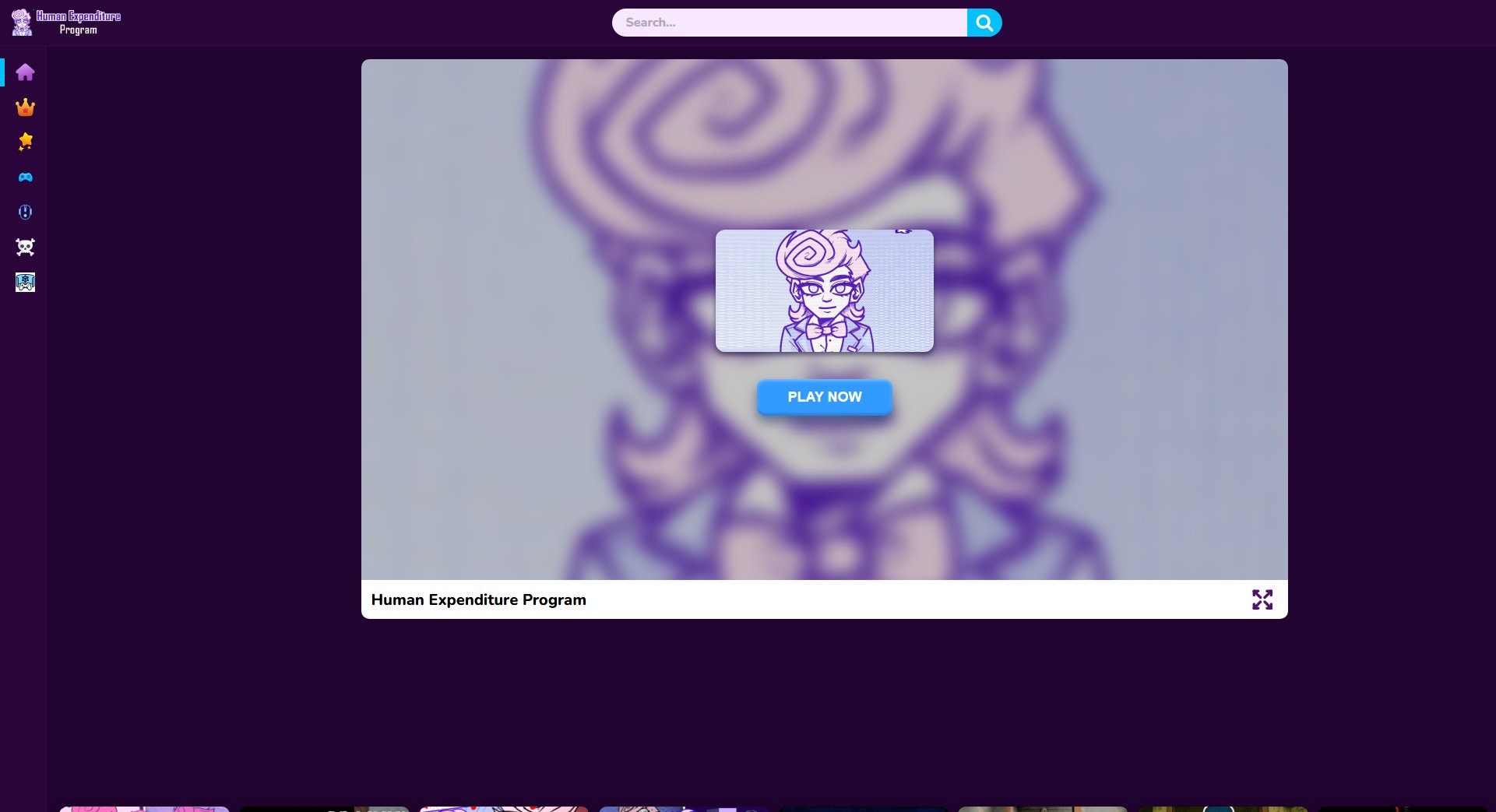 Human Expenditure Program Human Expenditure Program Interface & Screenshots