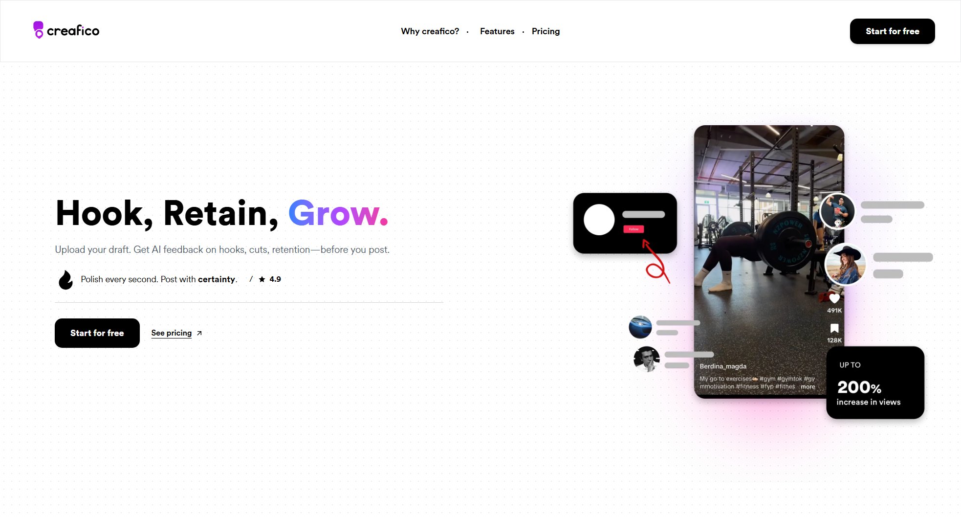 Creafico Creafico Interface & Screenshots