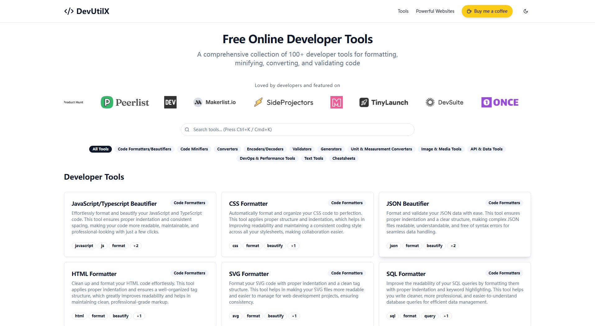 DevUtilX DevUtilX Interface & Screenshots DevUtilX DevUtilX Interface & Screenshots