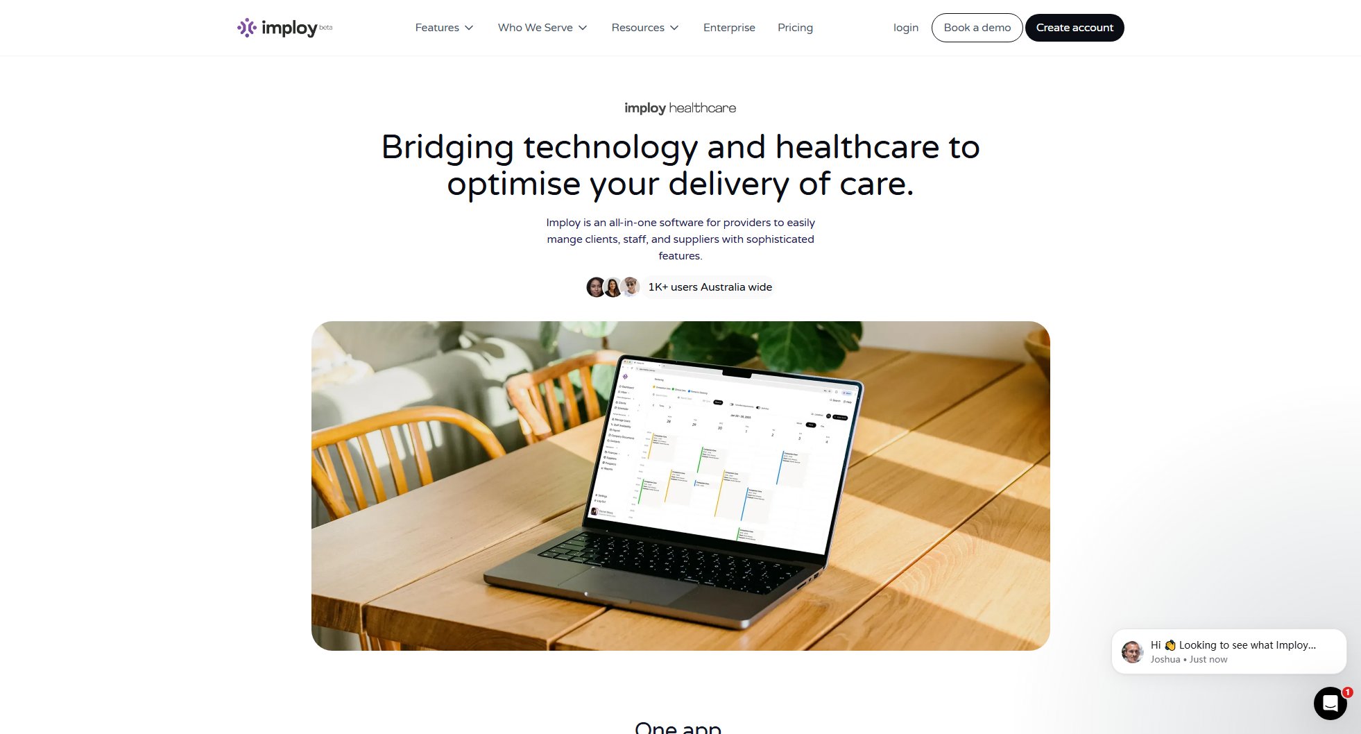 Imploy Healthcare Imploy Healthcare Interface & Screenshots