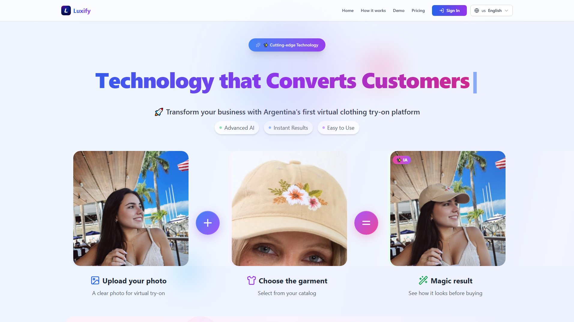 Luxify Luxify Interface & Screenshots